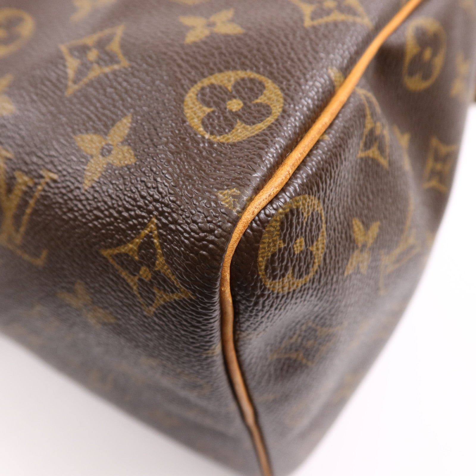 LOUIS VUITTON Monogram Speedy 35金扣手挽袋