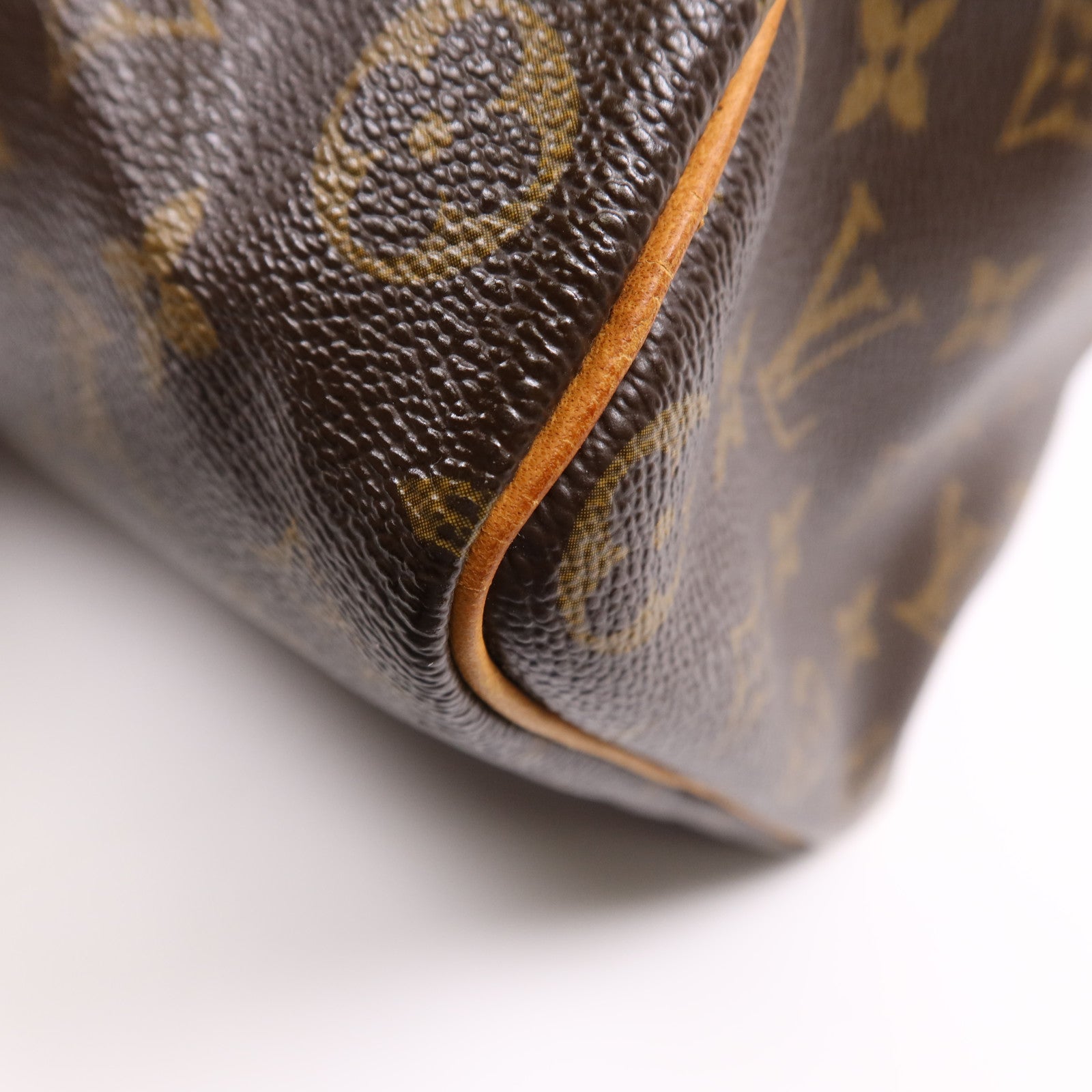 LOUIS VUITTON Monogram Speedy 35金扣手挽袋