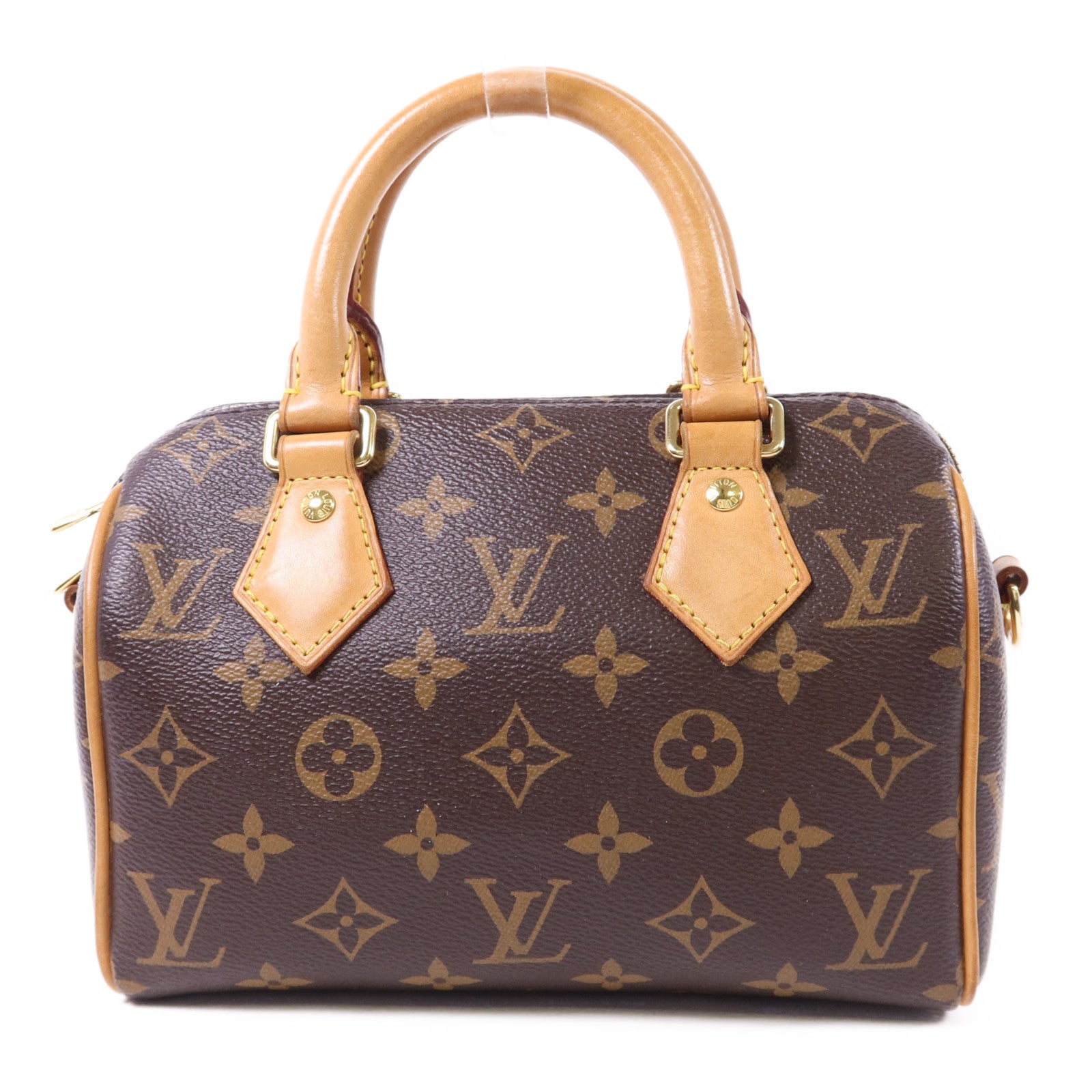 LOUIS VUITTON Monogram Speedy Bandouliere 20金扣手挽肩背兩用袋
