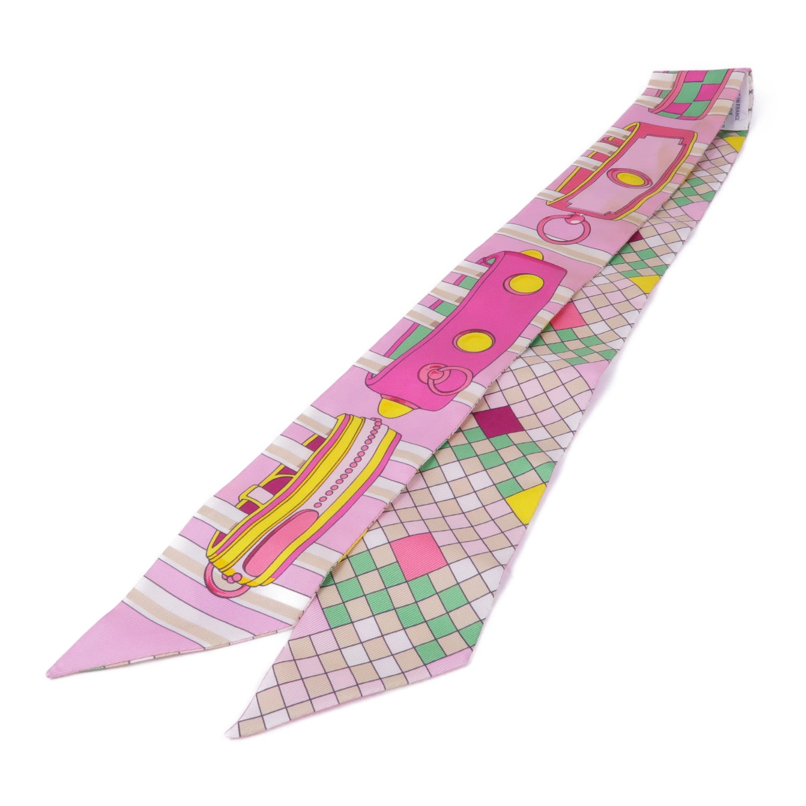 HERMES 絲質Twilly絲巾