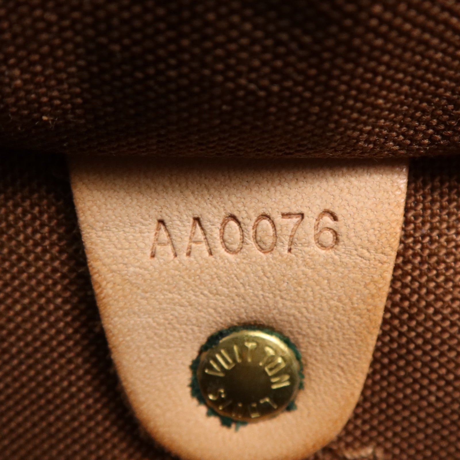 LOUIS VUITTON Monogram Speedy 35金扣手挽袋