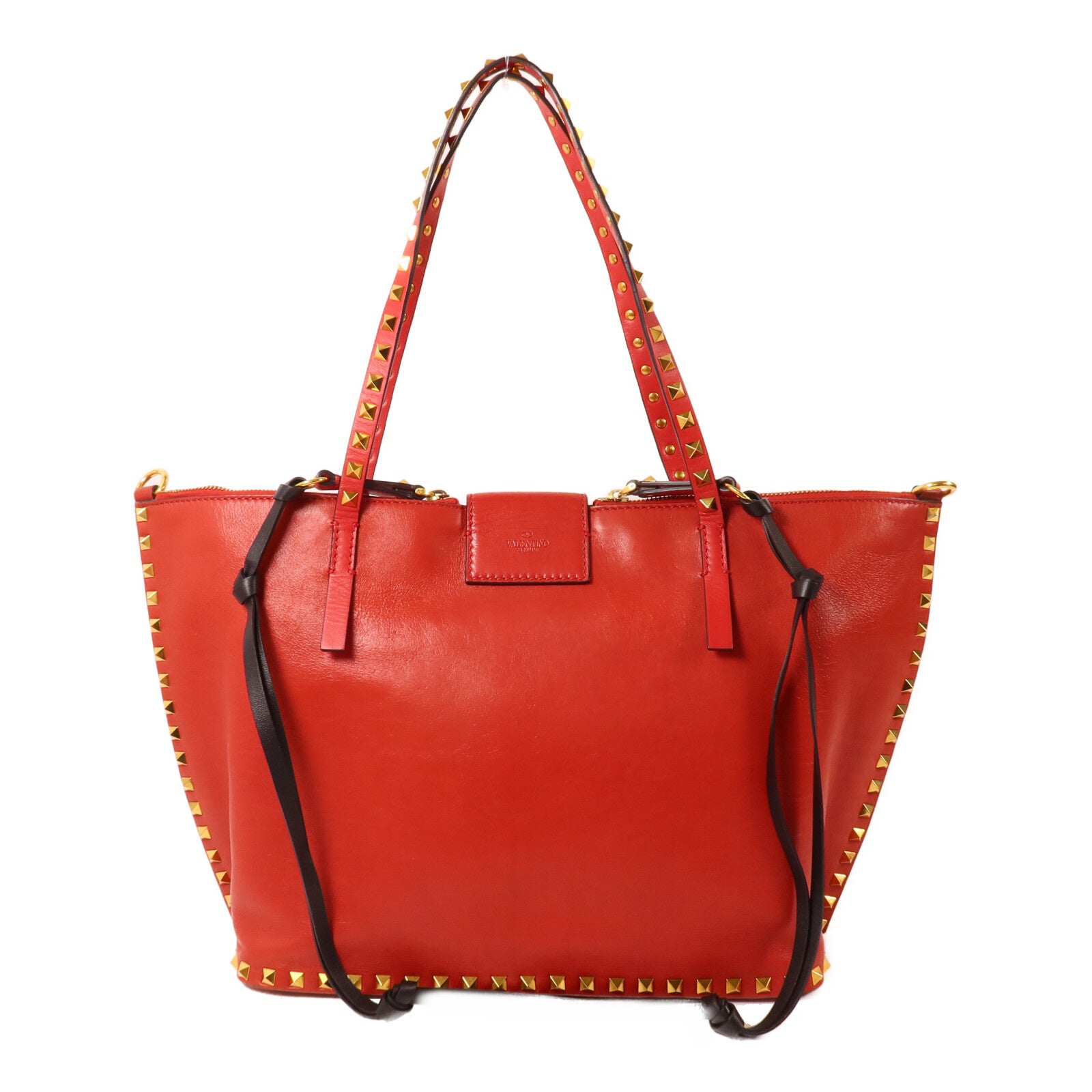 Valentino 【激減優惠】牛皮皮革Rockstud Hyde Tote Bag手挽肩背兩用袋