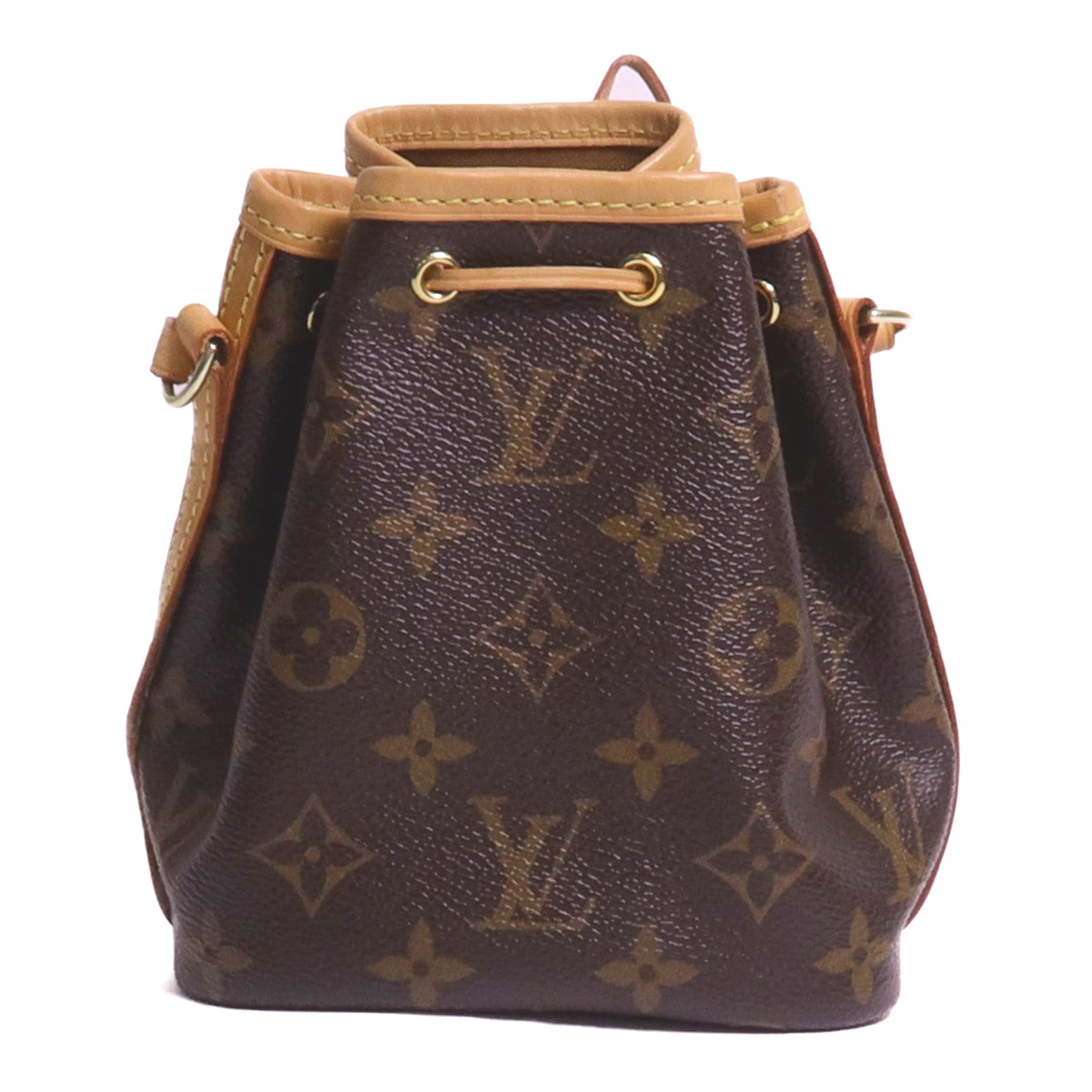 LOUIS VUITTON Monogram Nano Noe金扣肩背袋