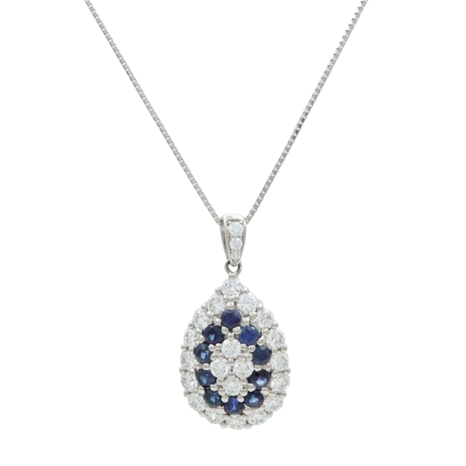 JEWELRY PT900鉑金/PT850鉑金/藍寶石Sapphire鑽石項鍊