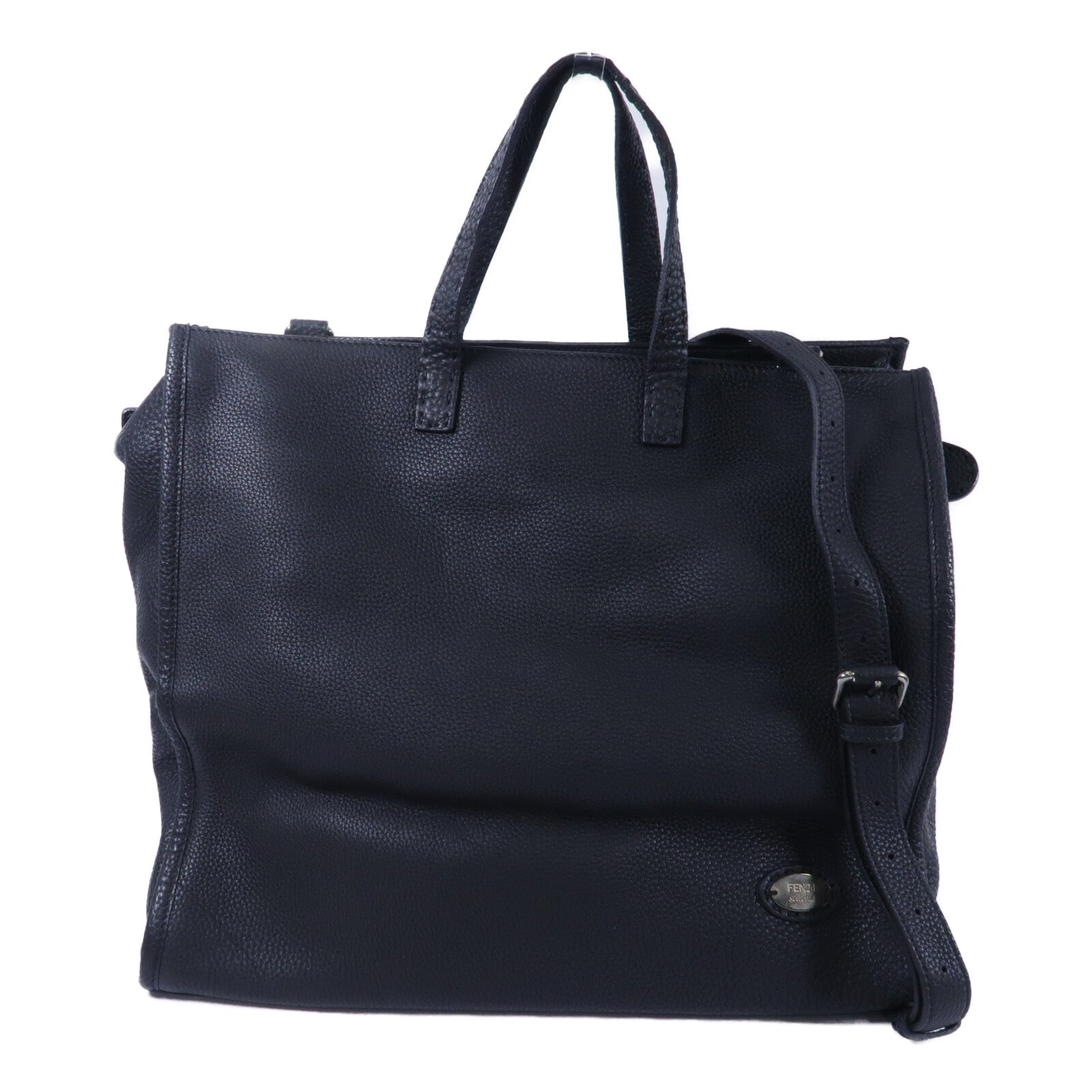 FENDI Roman Leather Selleria 2 Way Bag手挽肩背兩用袋