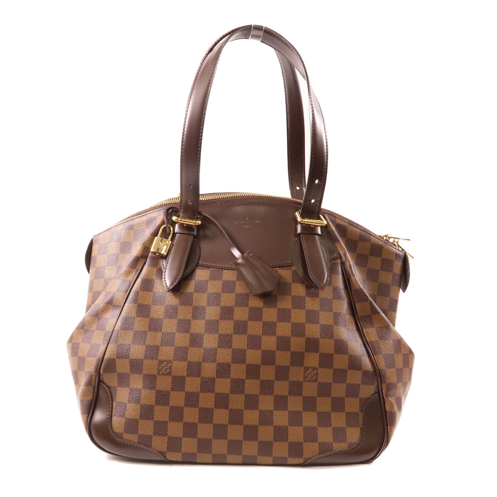 LOUIS VUITTON 【激減優惠】Damier Verona GM金扣肩背袋