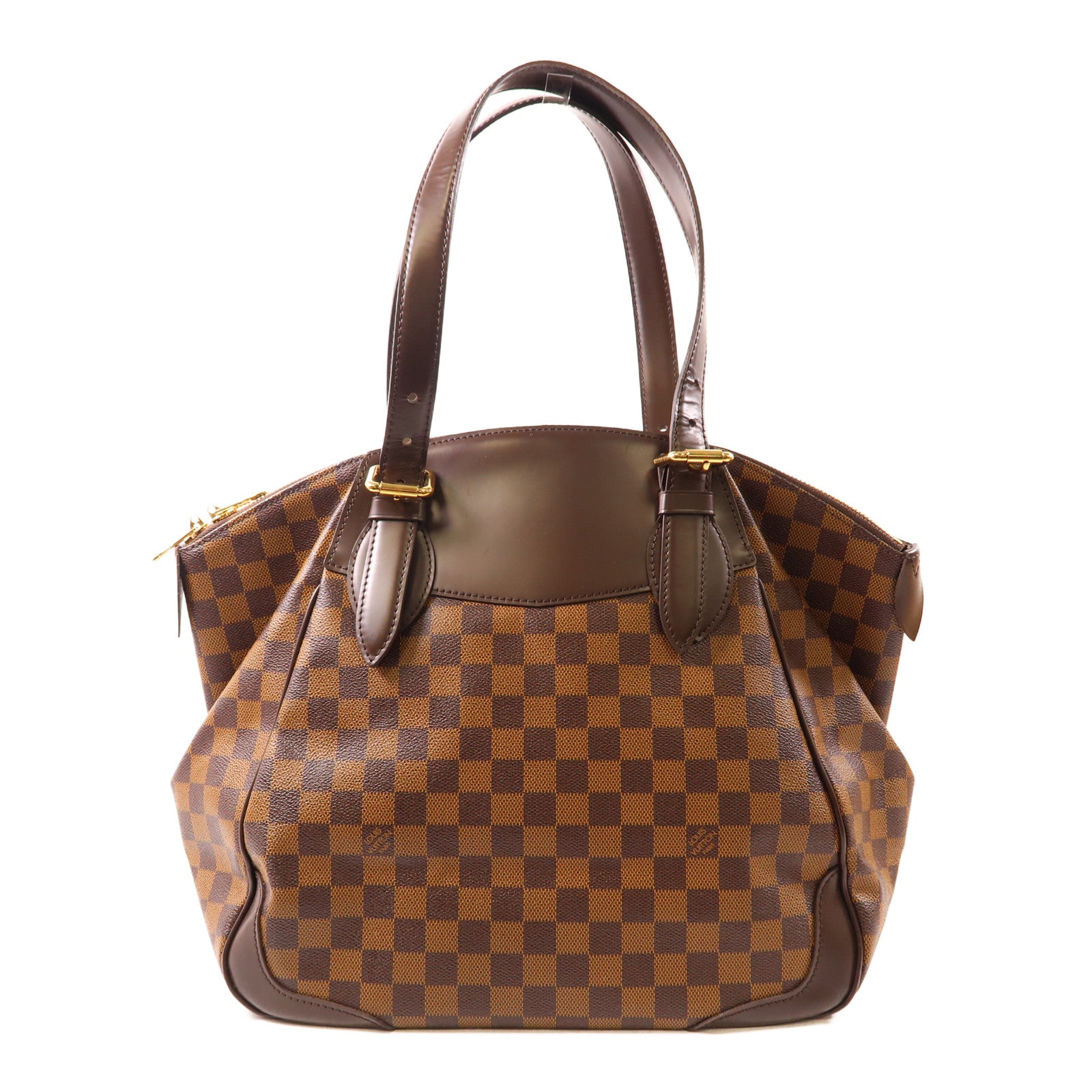LOUIS VUITTON 【激減優惠】Damier Verona GM金扣肩背袋