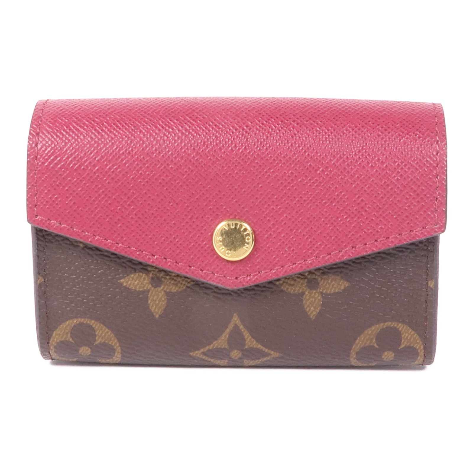LOUIS VUITTON Monogram Sarah Multicartes金扣零錢包/卡片套