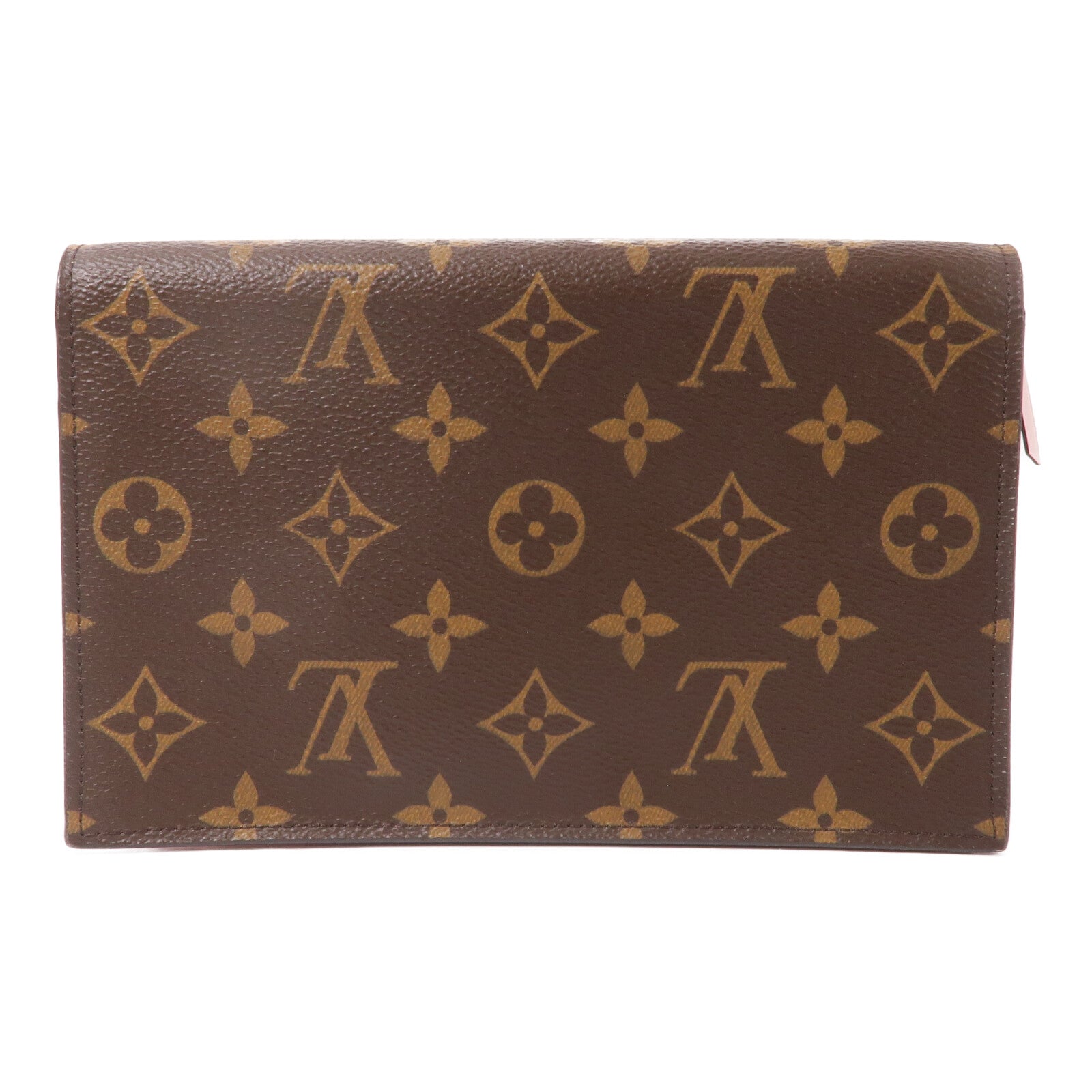 LOUIS VUITTON Monogram Flore Chain Wallet鏈帶肩背袋