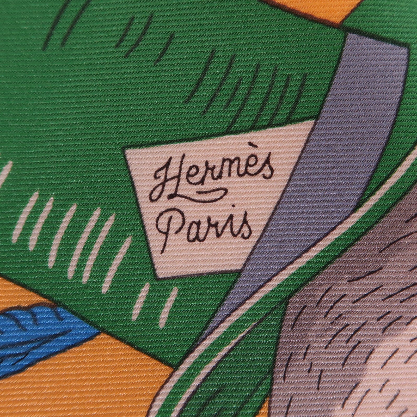 HERMES Carre 70 Scarf Silk Multicolor