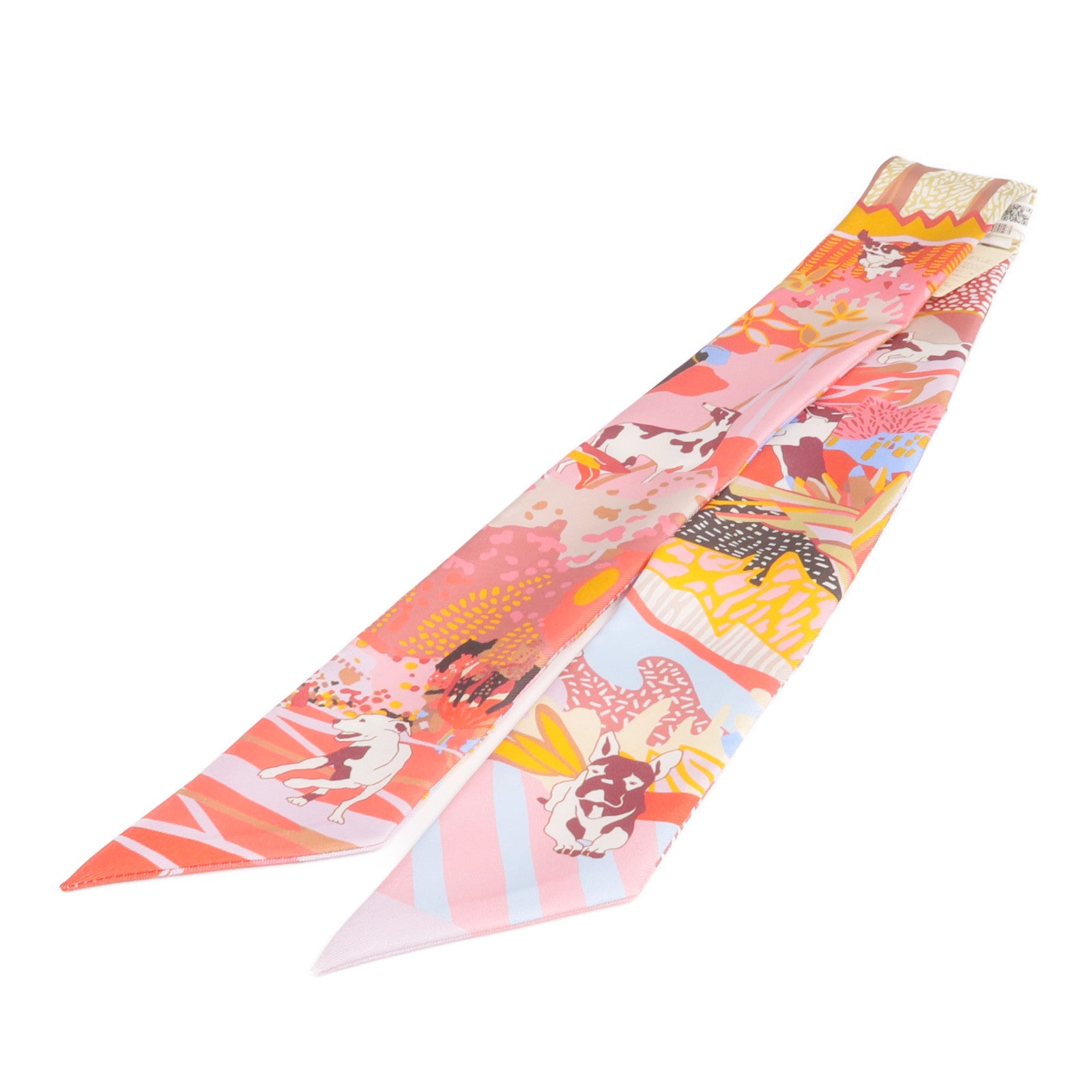 HERMES 絲質Twilly絲巾