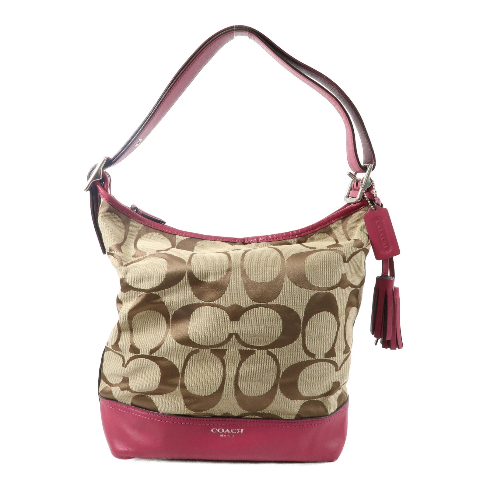 COACH 帆布Legacy Signature Duffle肩背袋