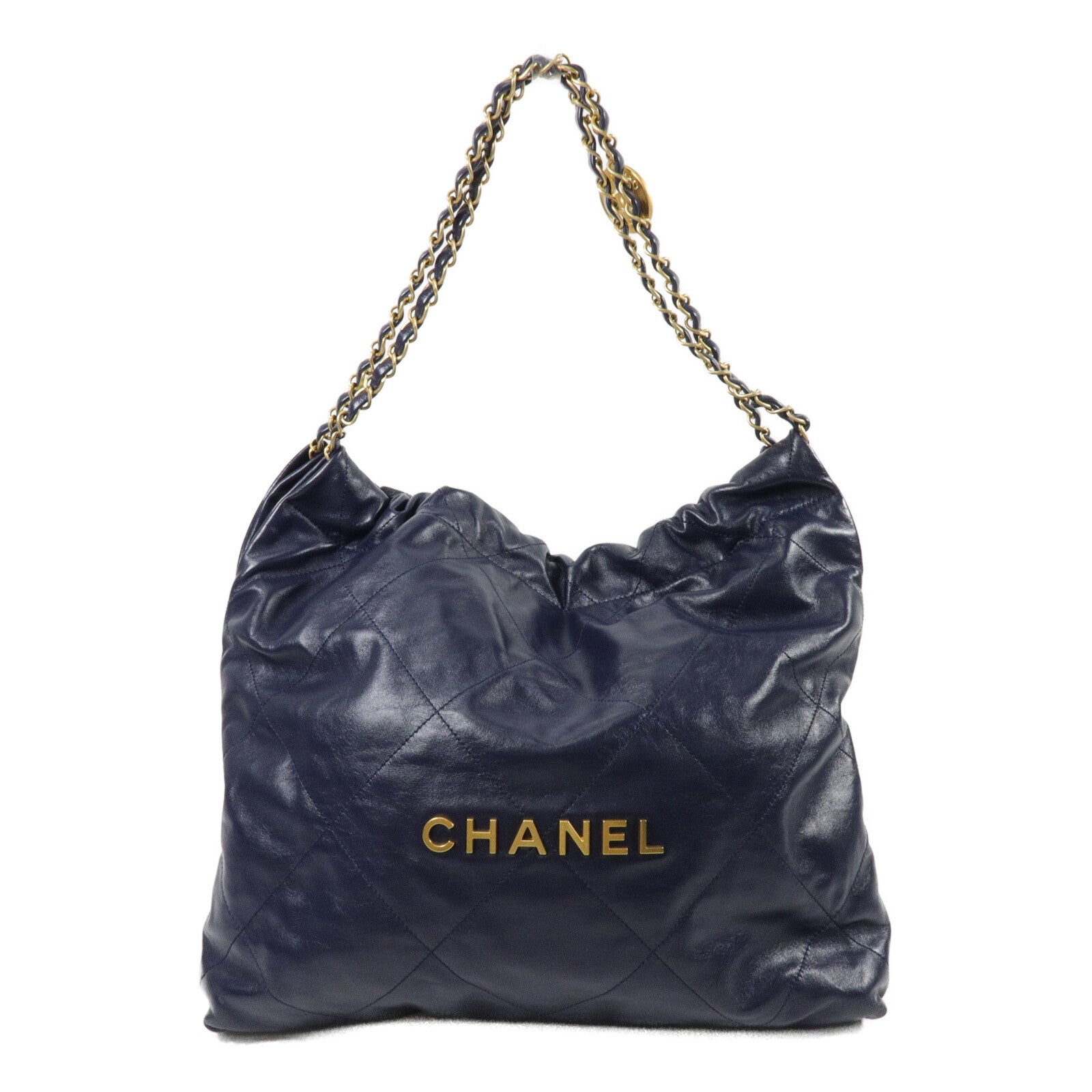 CHANEL 牛皮皮革Chanel 22 Medium鏈帶肩背袋