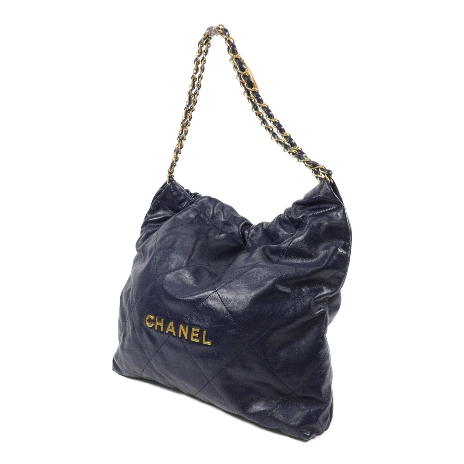 CHANEL 牛皮皮革Chanel 22 Medium鏈帶肩背袋