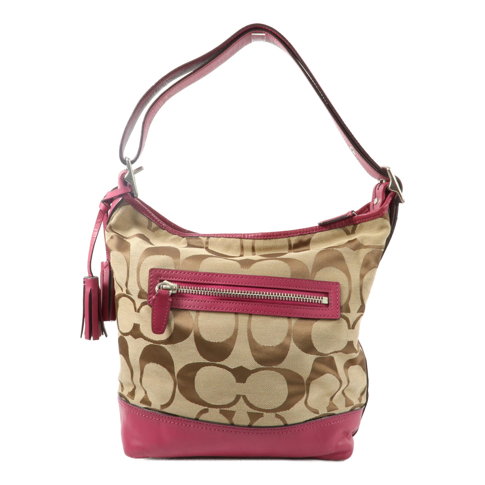 COACH 帆布Legacy Signature Duffle肩背袋