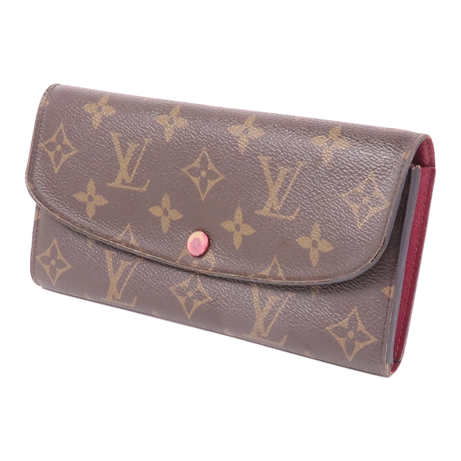 LOUIS VUITTON Monogram Emilie Long Wallet金扣長錢包