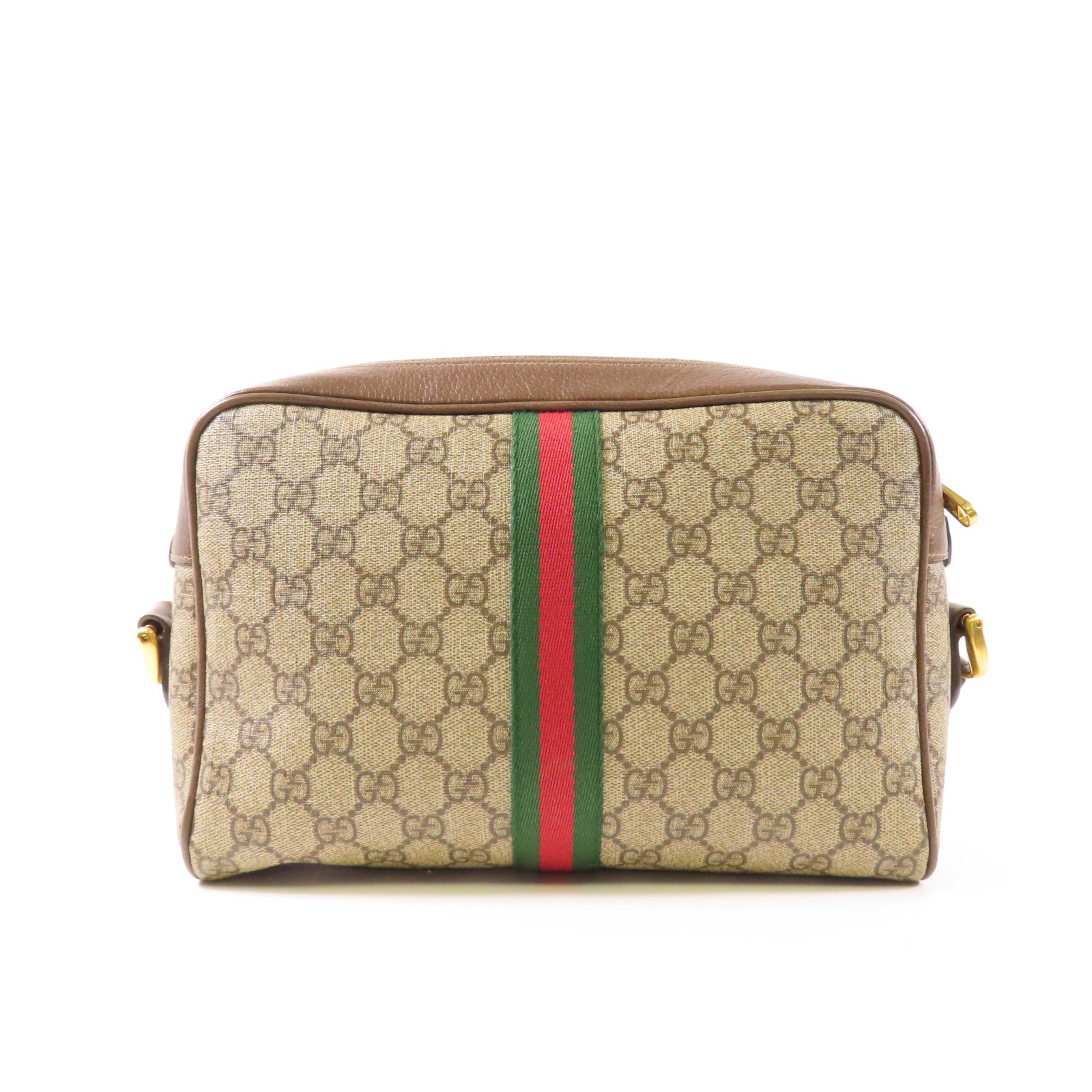 GUCCI 【激減優惠】塗層帆布Ophidia Crossbody Bag金扣肩背袋