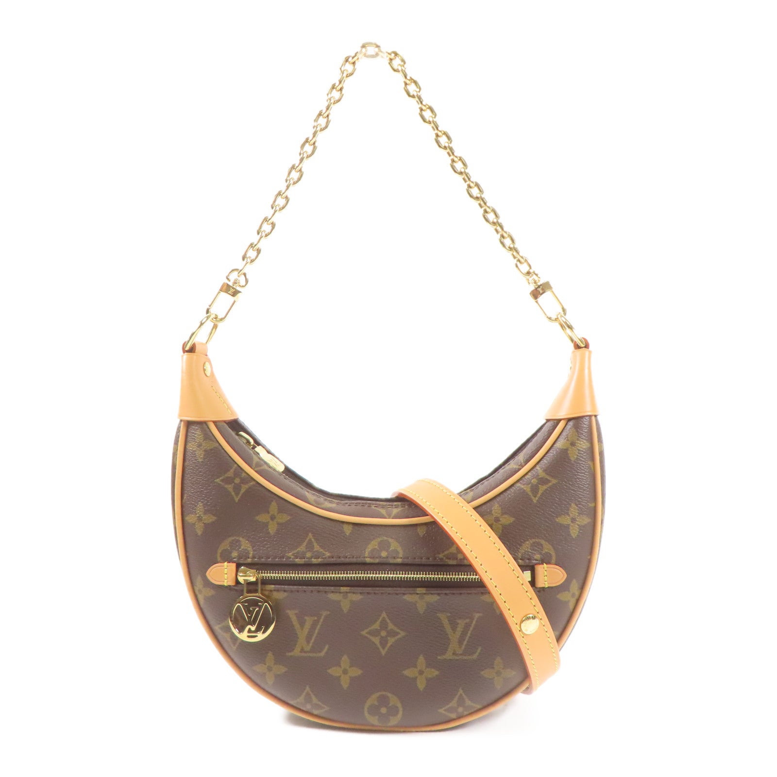 LOUIS VUITTON Monogram Loop金扣肩背袋