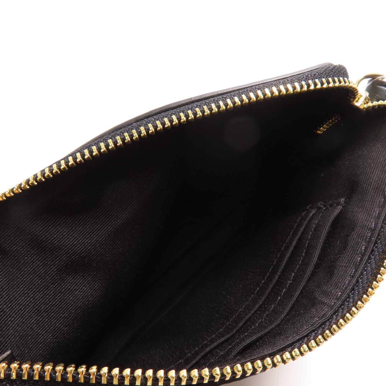 COACH 塗層帆布Pouch金扣手拿包