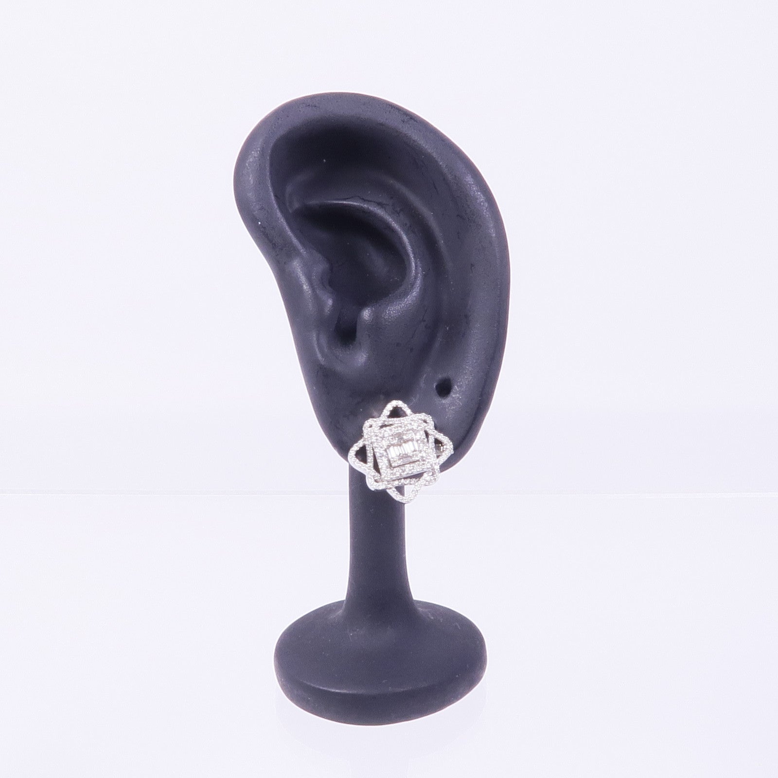 JEWELRY 18K白金Diamond Earrings鑽石耳環