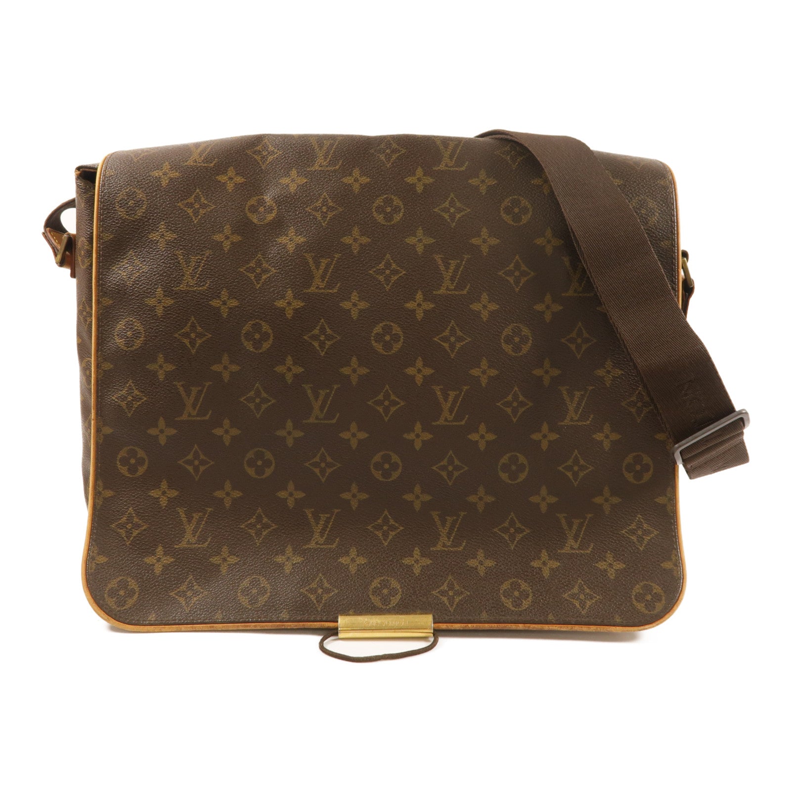 LOUIS VUITTON 【激減優惠】Monogram Abbesses金扣肩背袋棕色