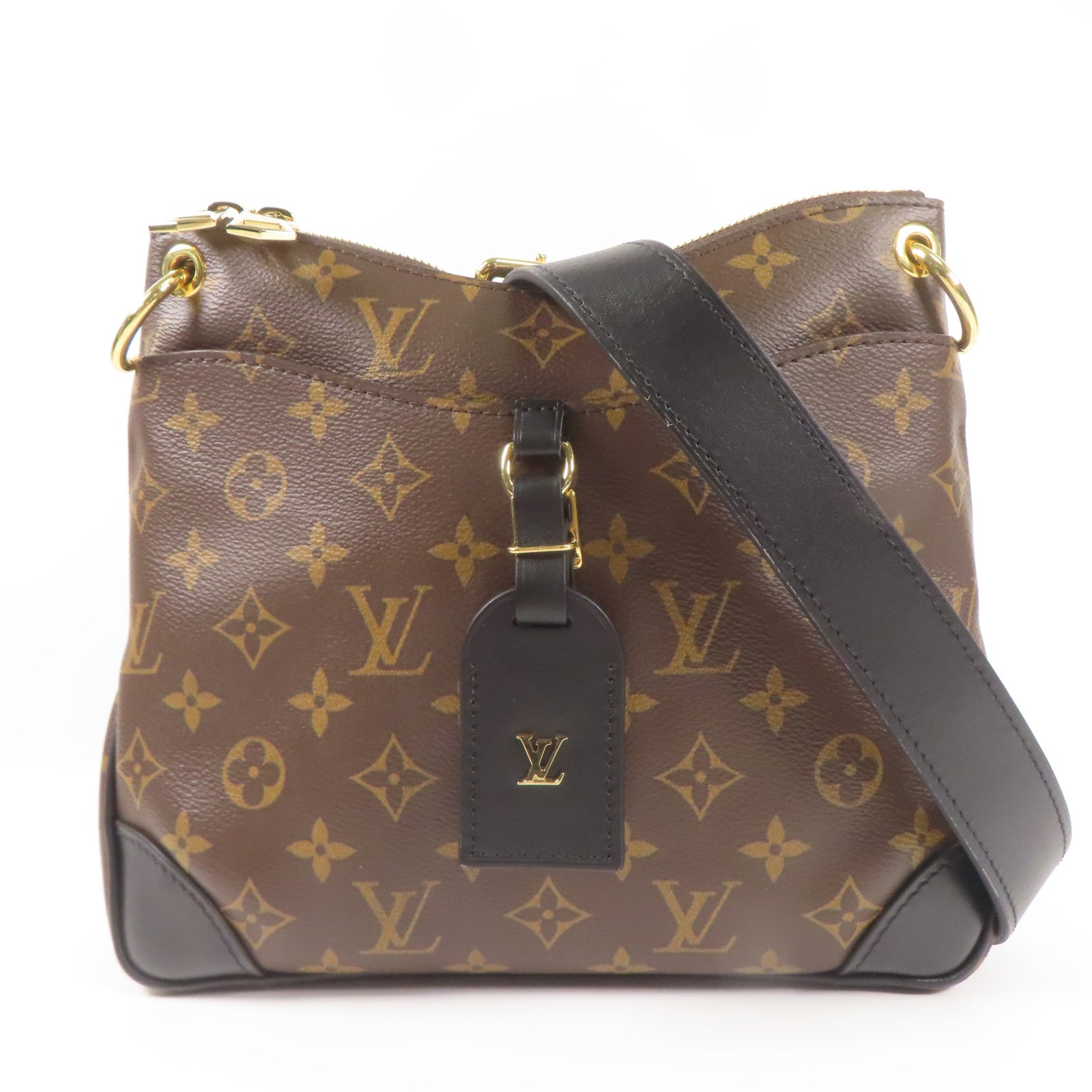 LOUIS VUITTON LV GHW Odeon Shoulder Bag M45353 Monogram Brown