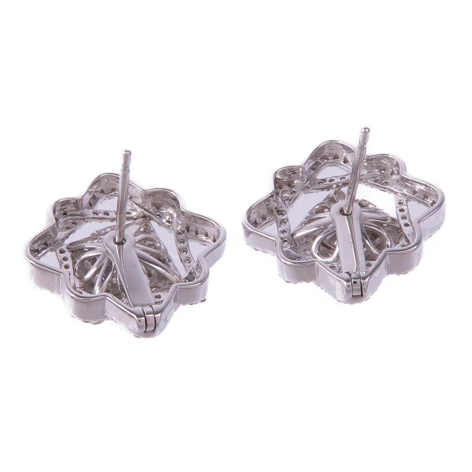 JEWELRY 18K白金Diamond Earrings鑽石耳環