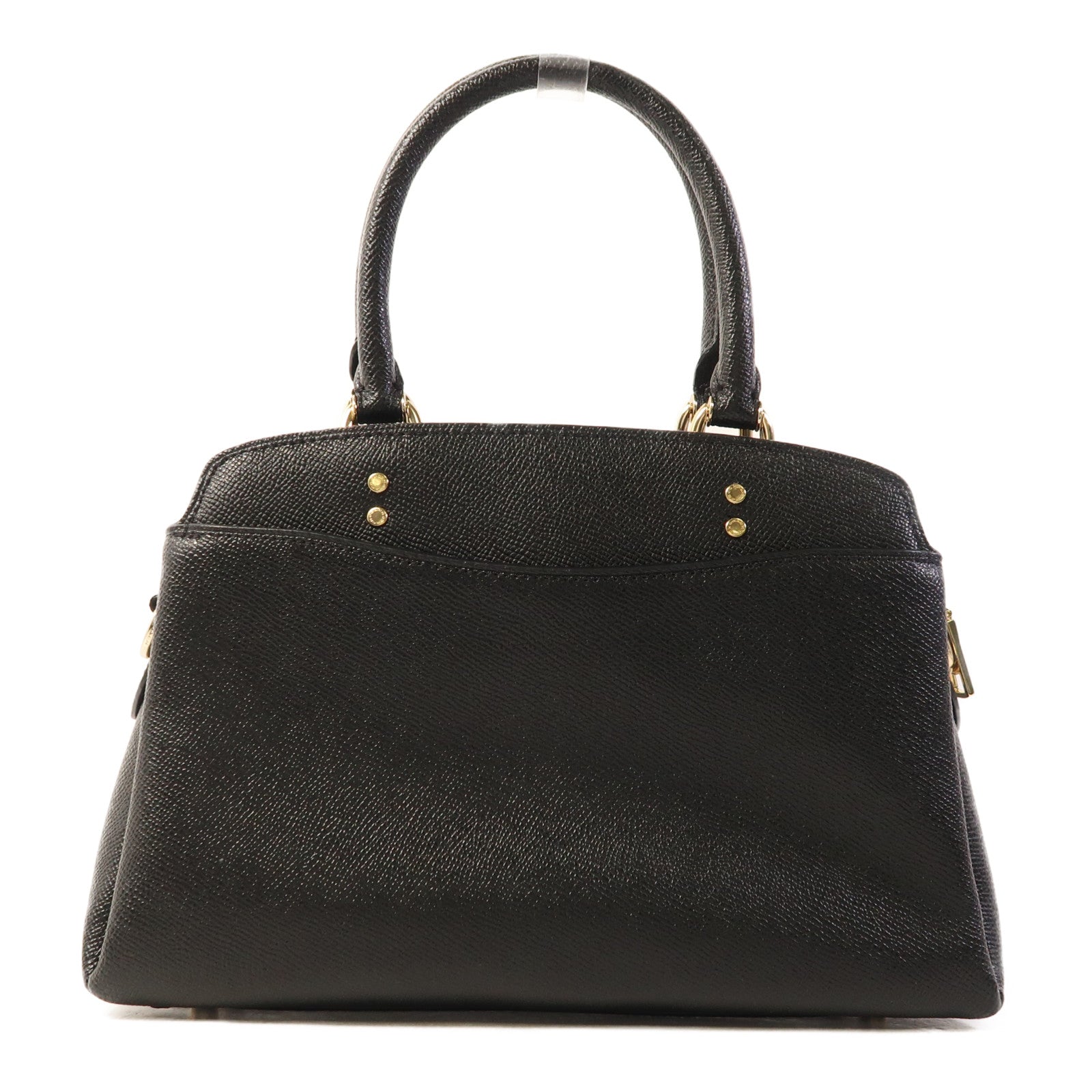 COACH 牛皮皮革Mini Lillie Carryall金扣手挽肩背兩用袋