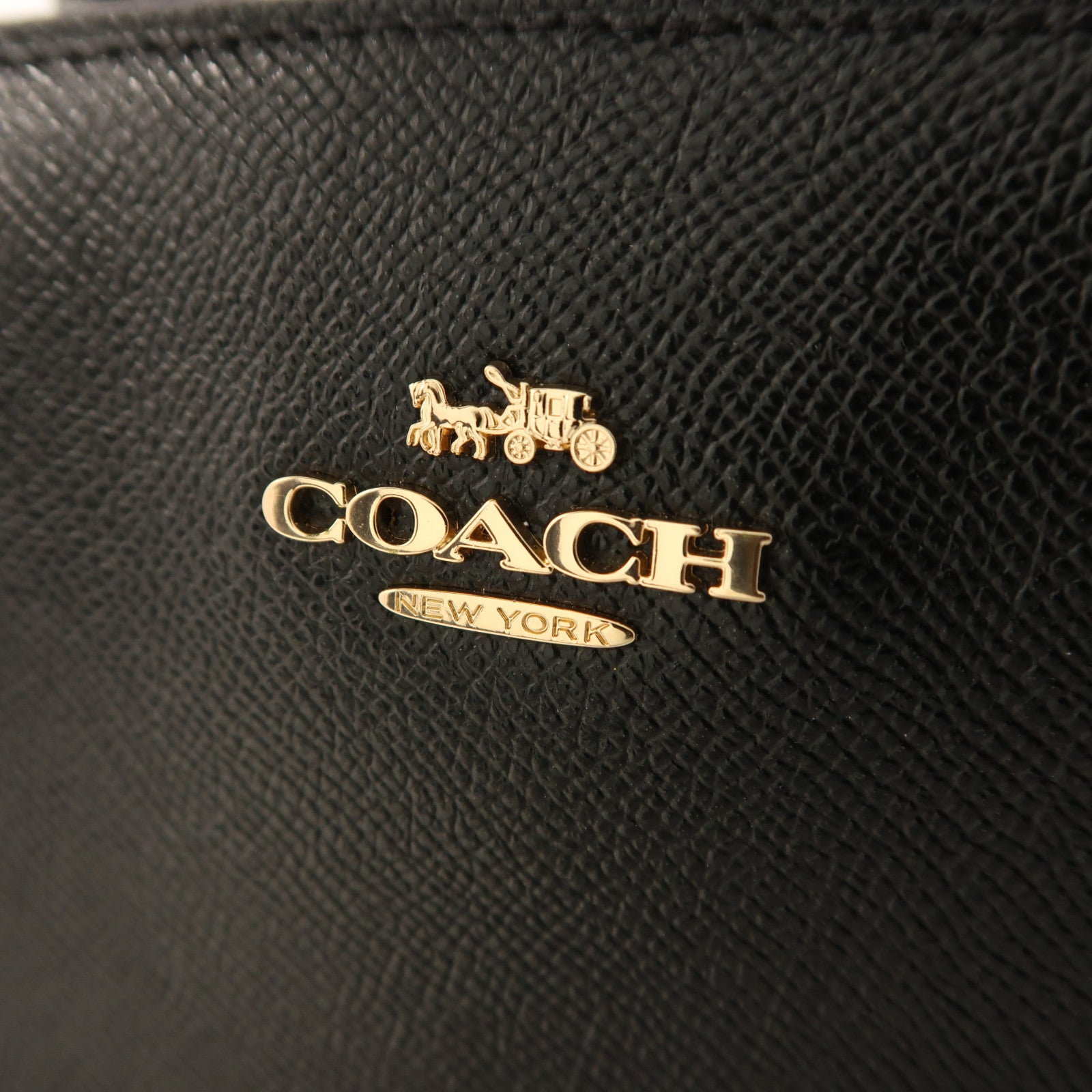 COACH 牛皮皮革Mini Lillie Carryall金扣手挽肩背兩用袋
