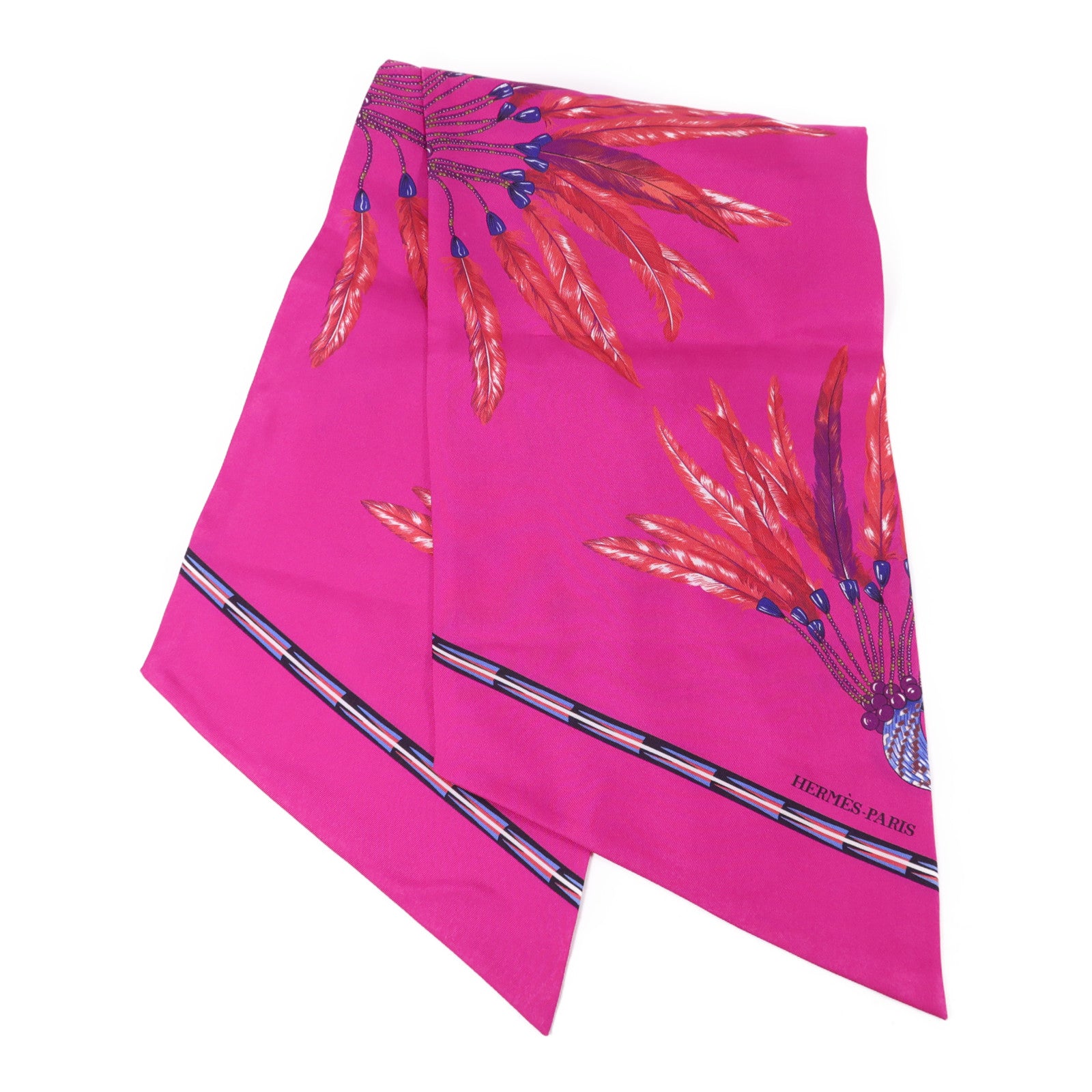 HERMES 絲質Maxi Twilly絲巾