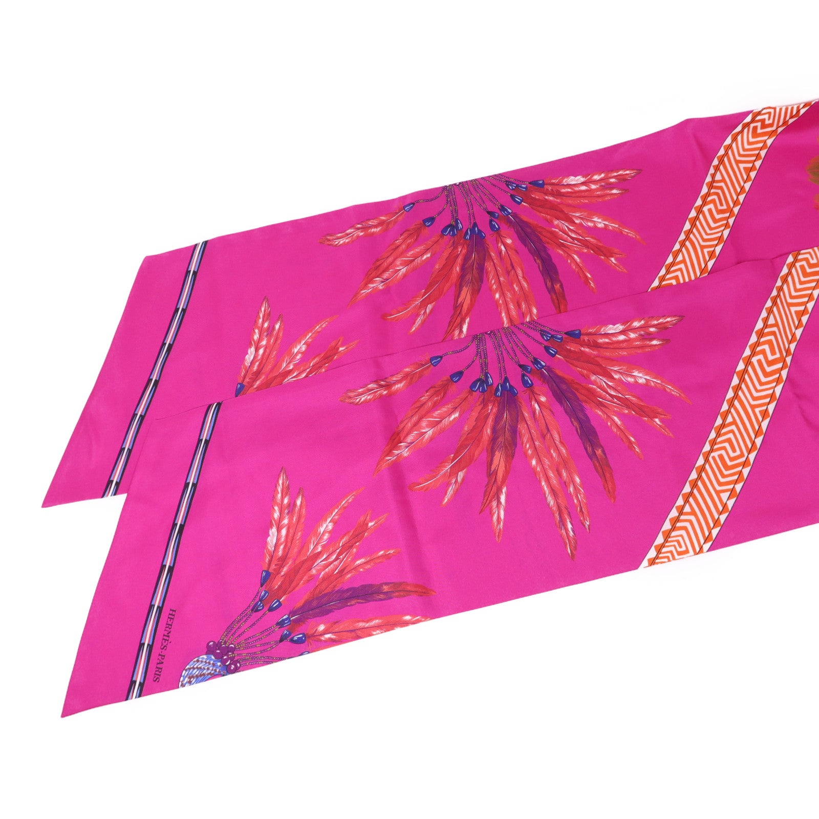 HERMES 絲質Maxi Twilly絲巾