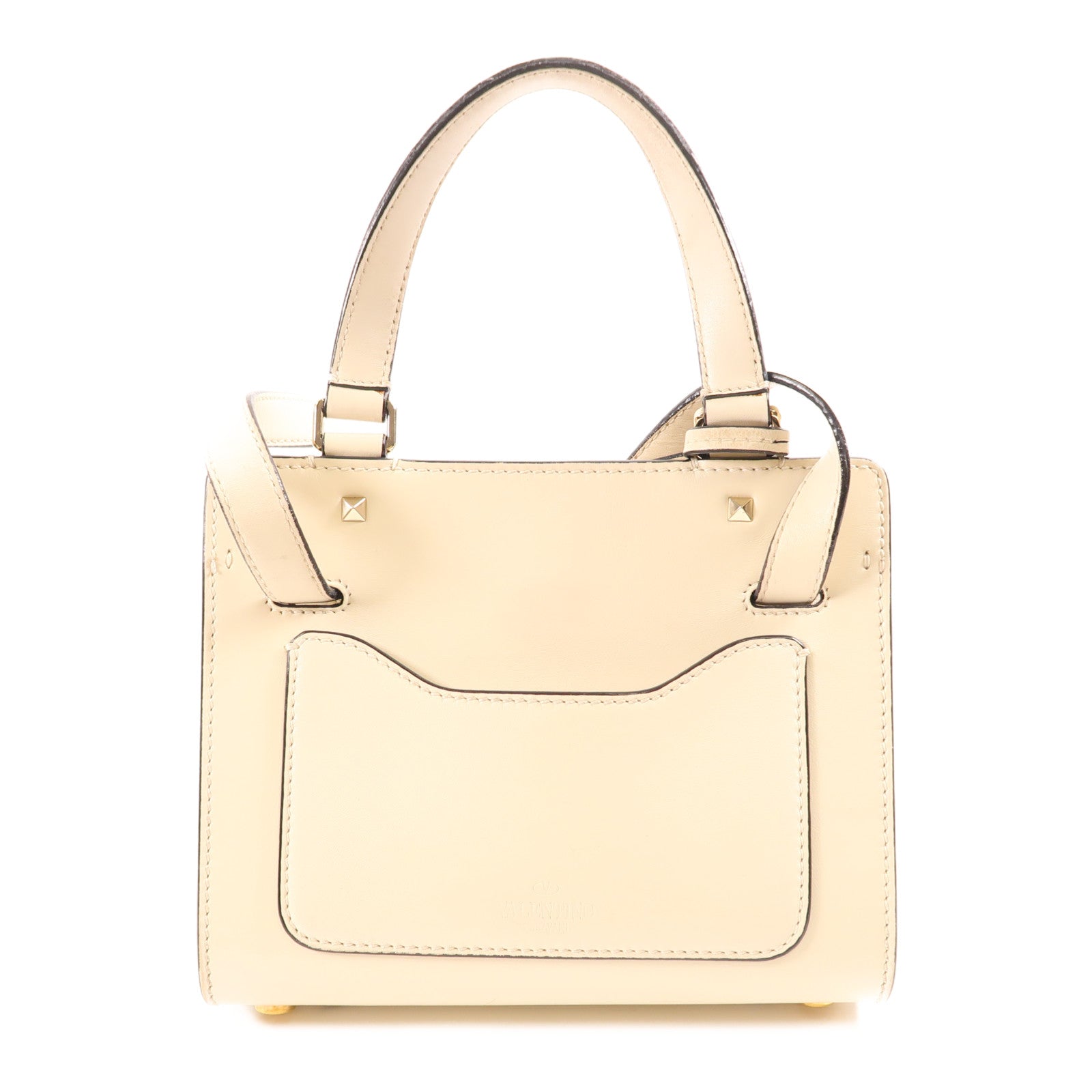 Valentino 牛皮皮革Joylock Shoulder Bag金扣手挽肩背兩用袋