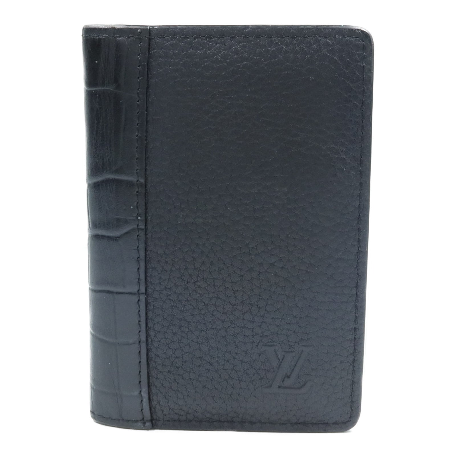 LOUIS VUITTON 牛皮皮革/鱷魚皮革Card Case卡片套