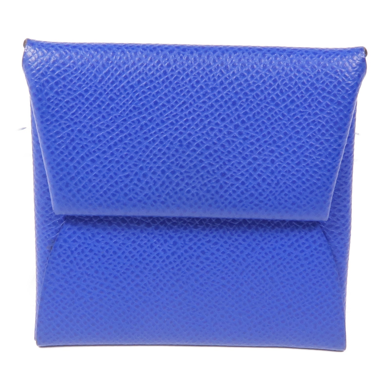 HERMES Epsom皮革Bastia銀扣零錢包