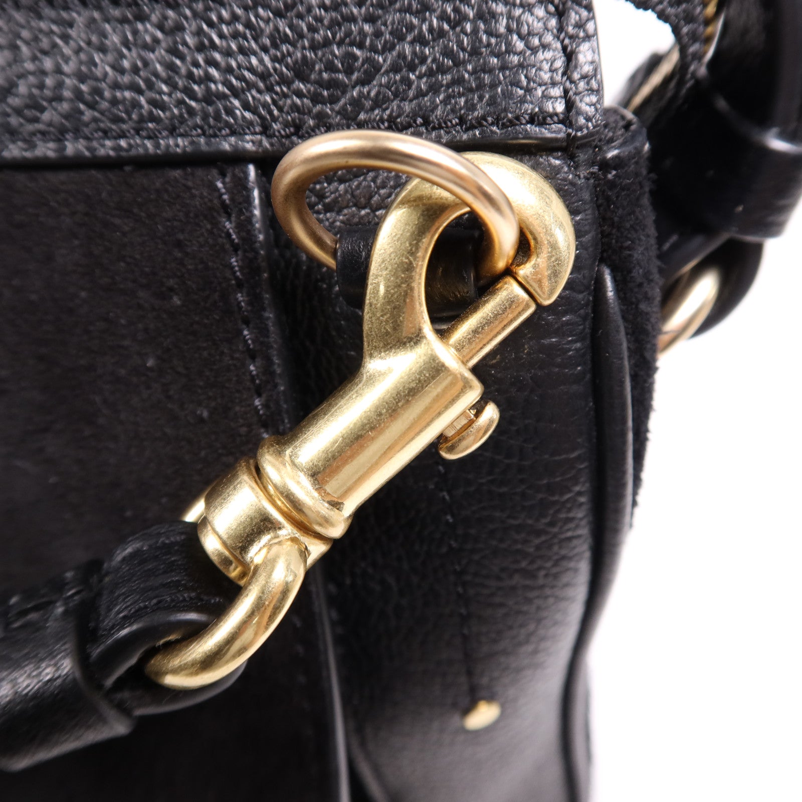 SEE BY CHLOE 牛皮皮革Shoulder Bag金扣手挽肩背兩用袋