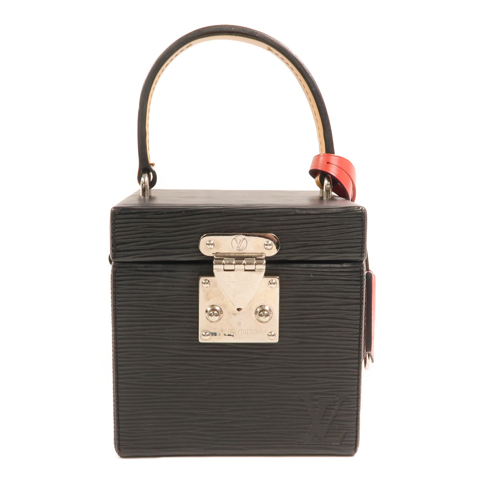 LOUIS VUITTON Epi Bleecker Box銀扣手挽袋