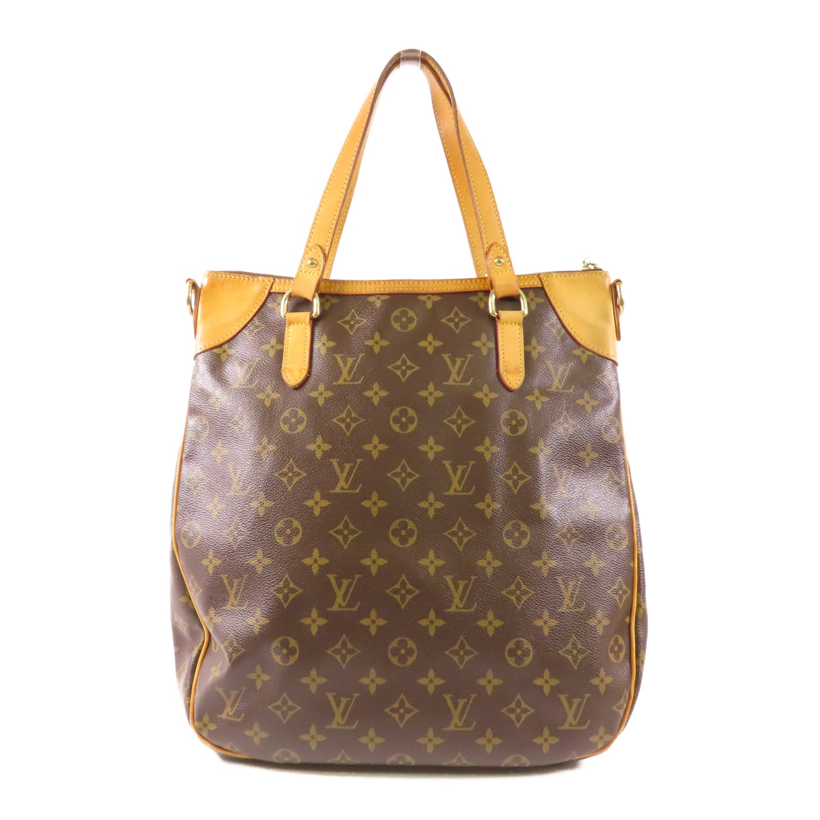LOUIS VUITTON LV GHW Odeon MM 2 Way Shoulder Bag Handbag M56389 Monogram Brown