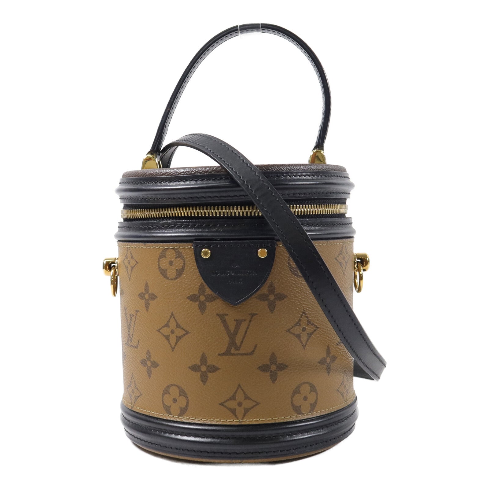LOUIS VUITTON Monogram Reverse Cannes手挽肩背兩用袋