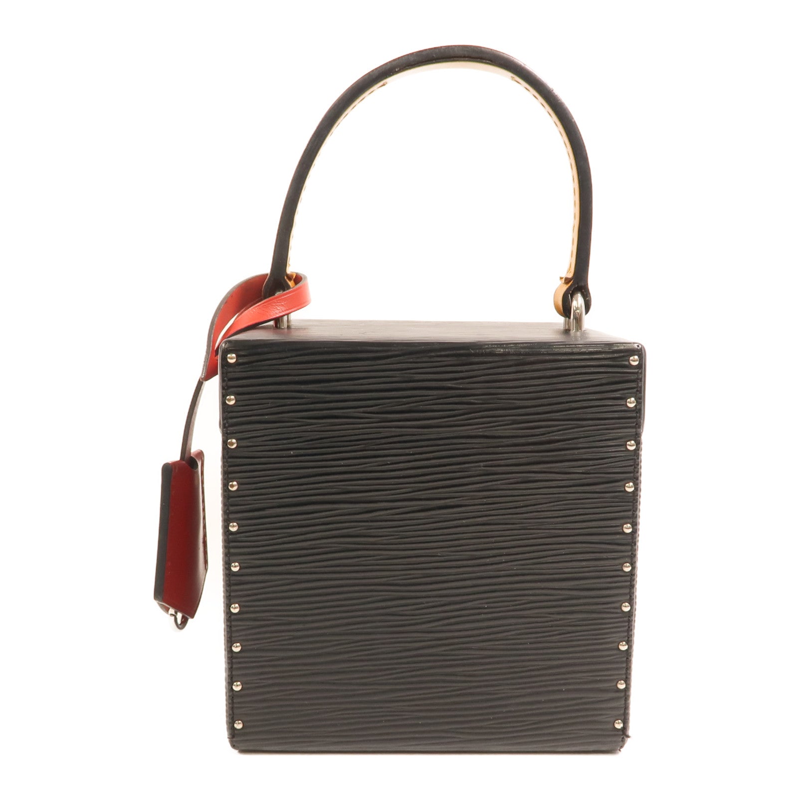 LOUIS VUITTON Epi Bleecker Box銀扣手挽袋