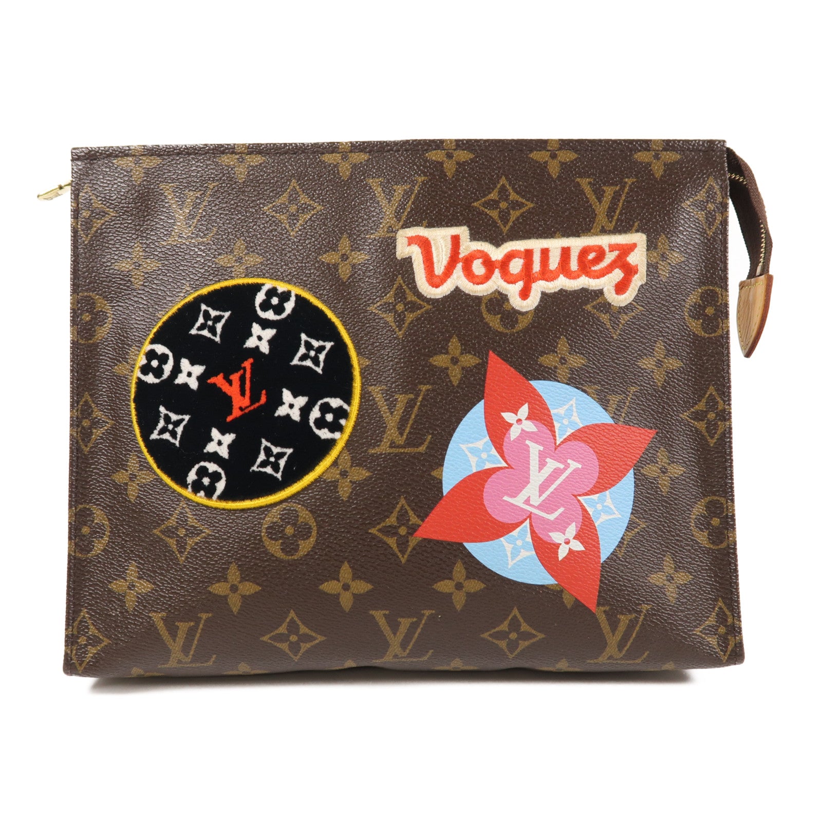 LOUIS VUITTON LV GHW Toiletry Pouch 26 Clutch Bag Monogram Brown