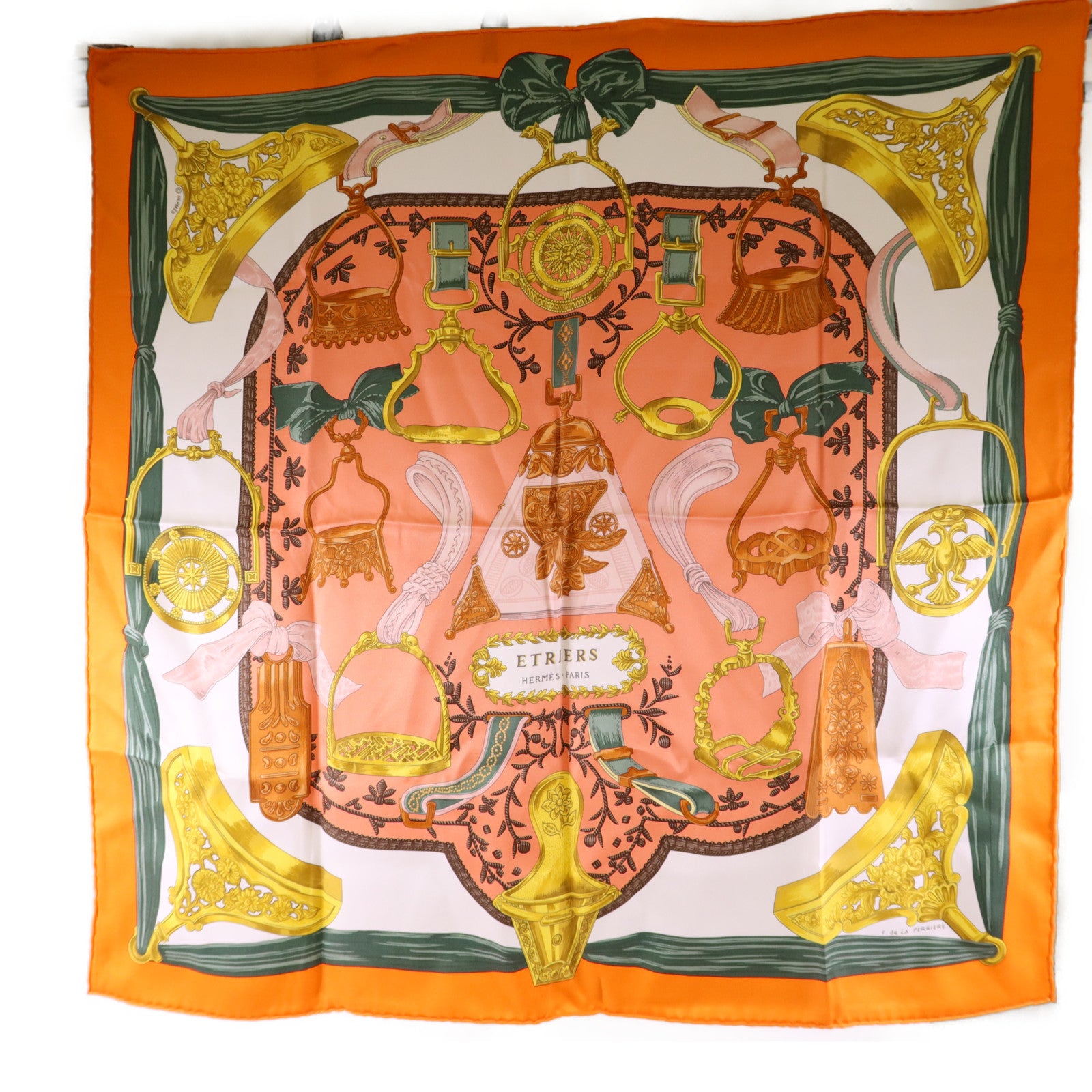 HERMES 絲質Scarf 65x65絲巾