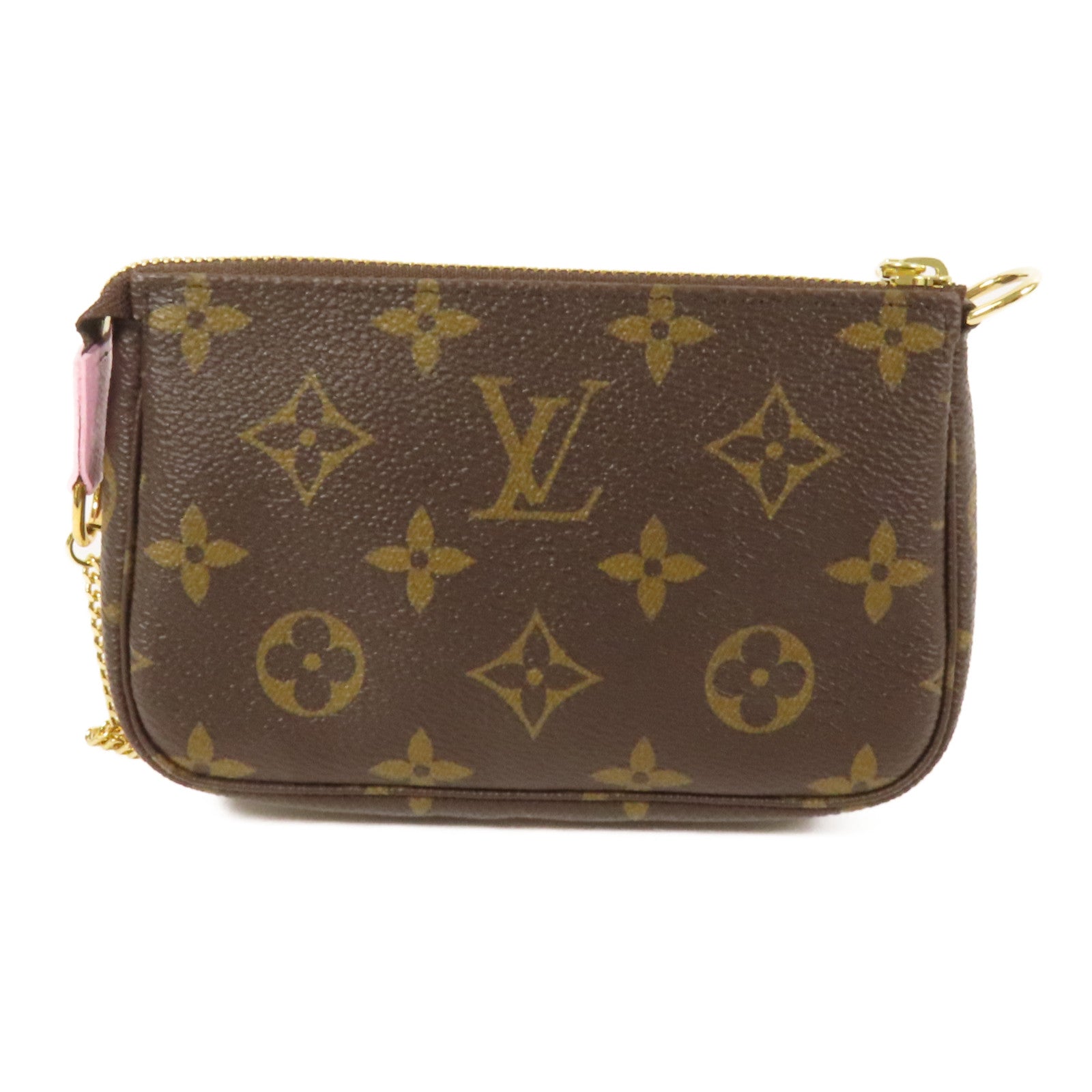 LOUIS VUITTON Monogram Pochette Accessoires金扣手挽袋