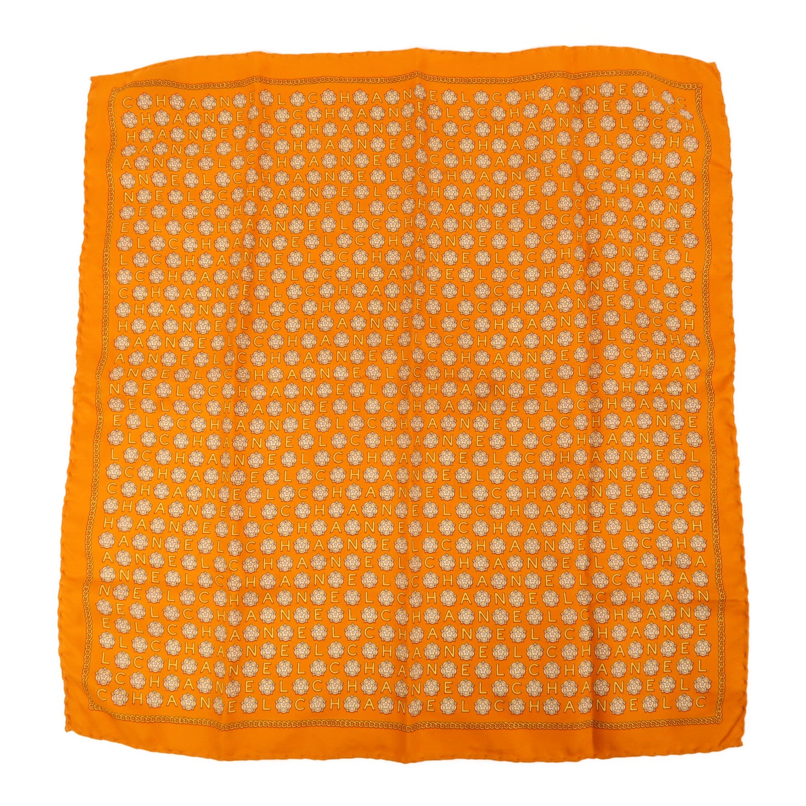 CHANEL 絲質Scarf 45x45絲巾