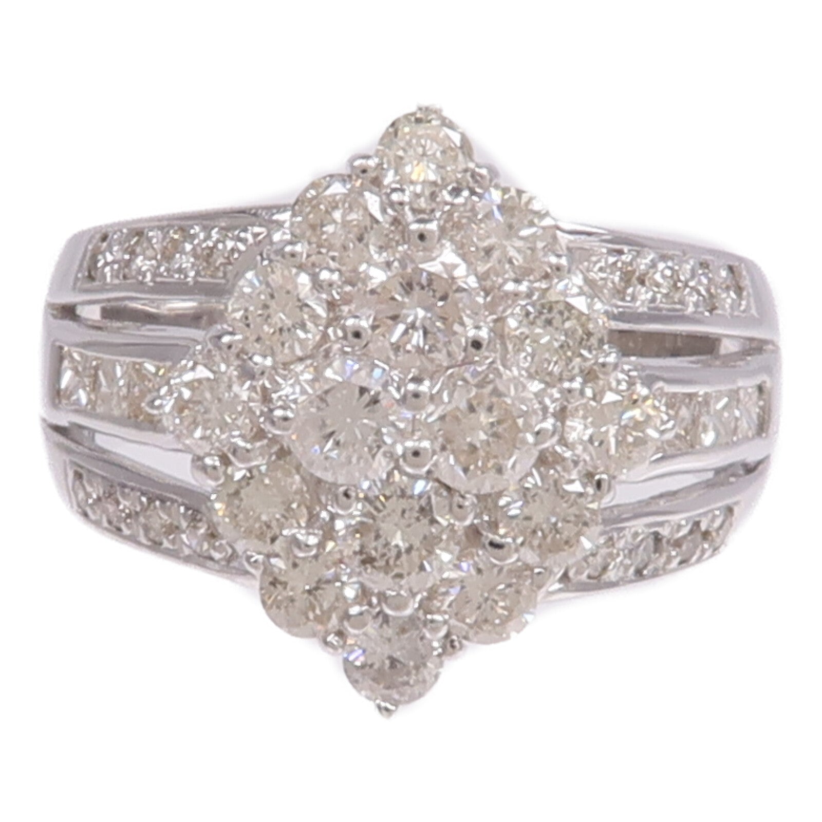 JEWELRY 18K白金Diamond Ring鑽石戒指