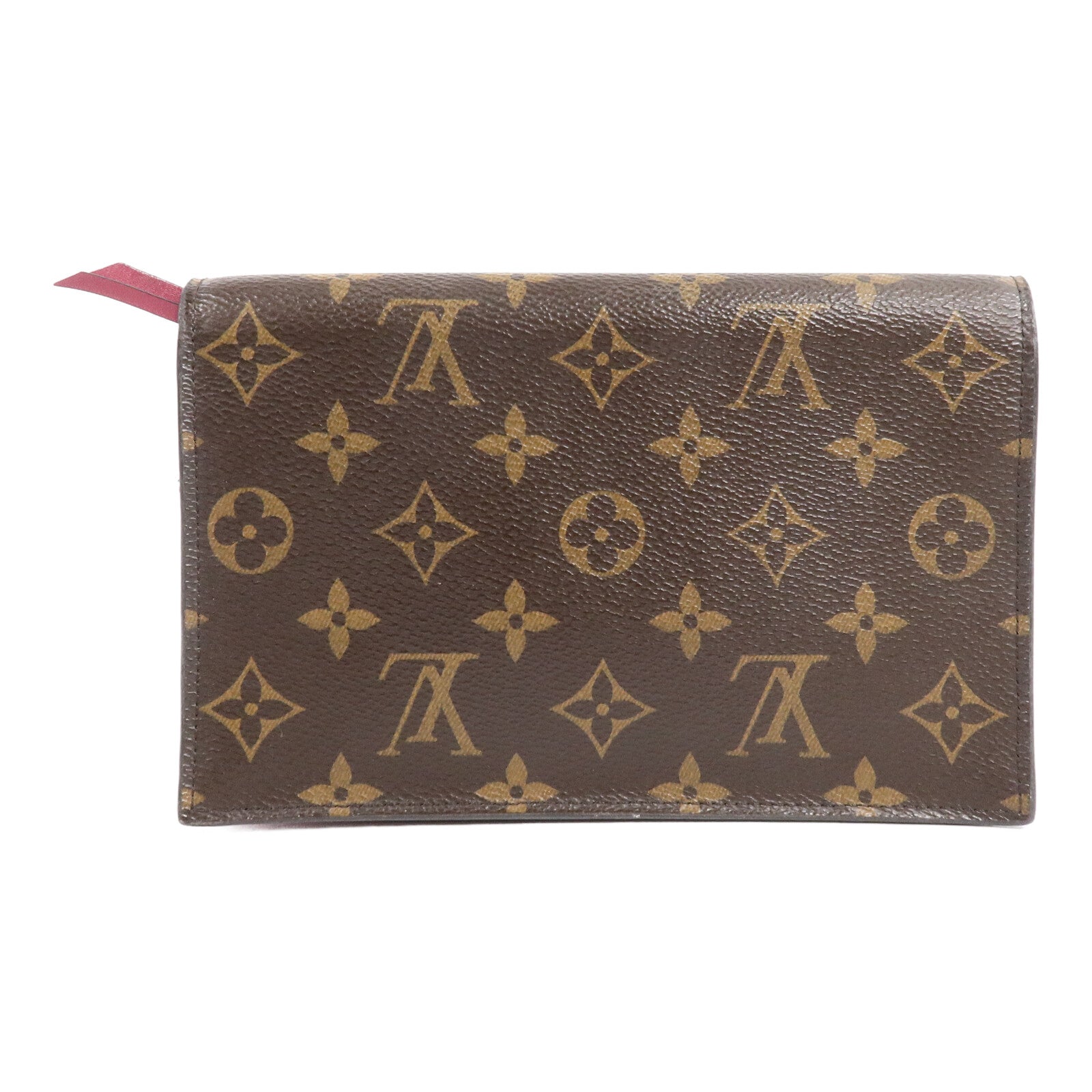LOUIS VUITTON Monogram Portefeuille Flore鏈帶肩背袋