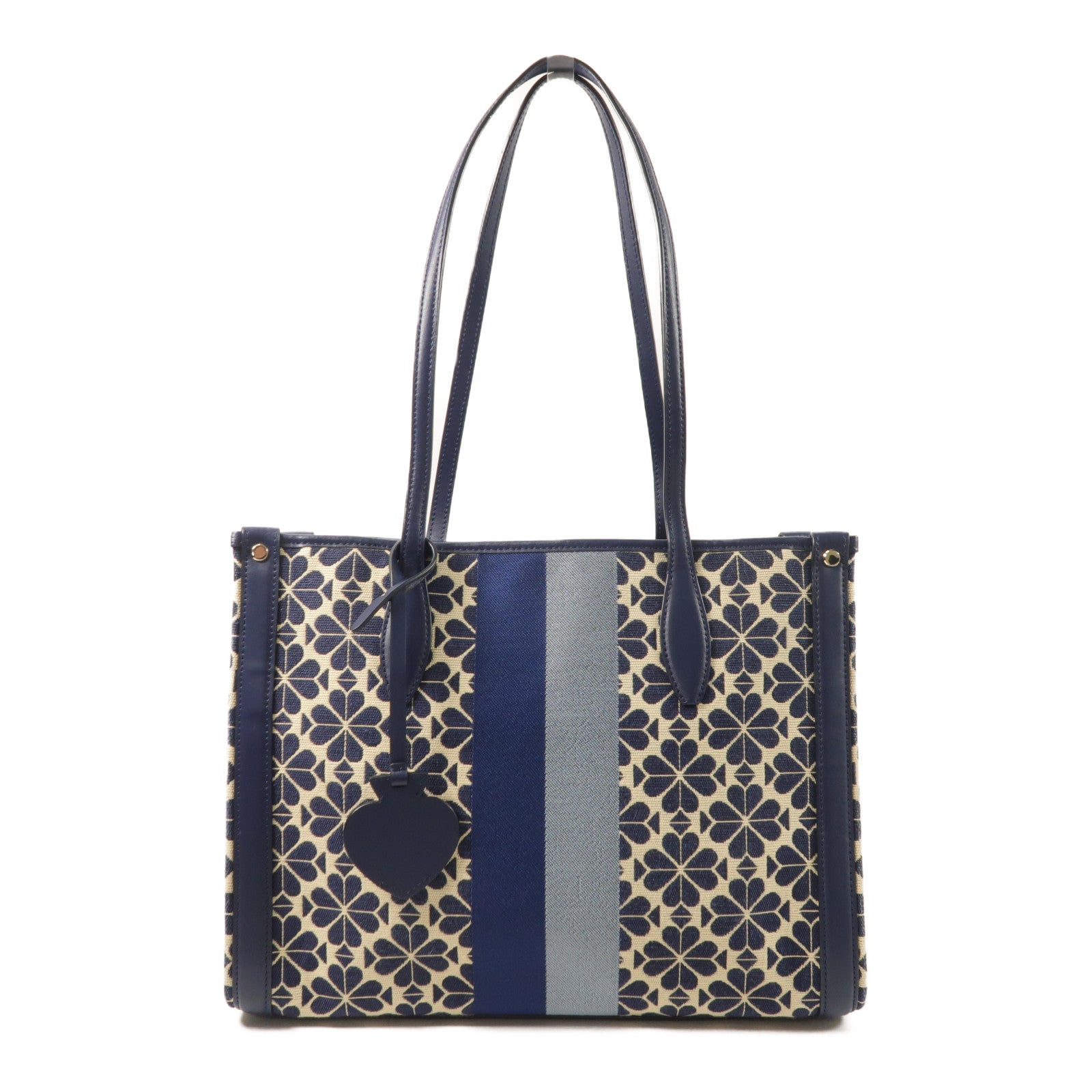 Kate Spade 帆布Stripe Market Medium肩背袋