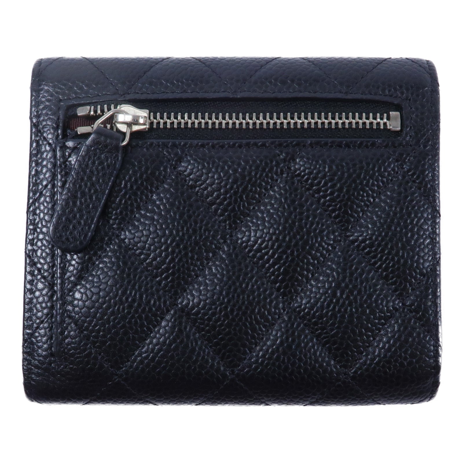 CHANEL 牛皮皮革Classic Small Flap Wallet銀包