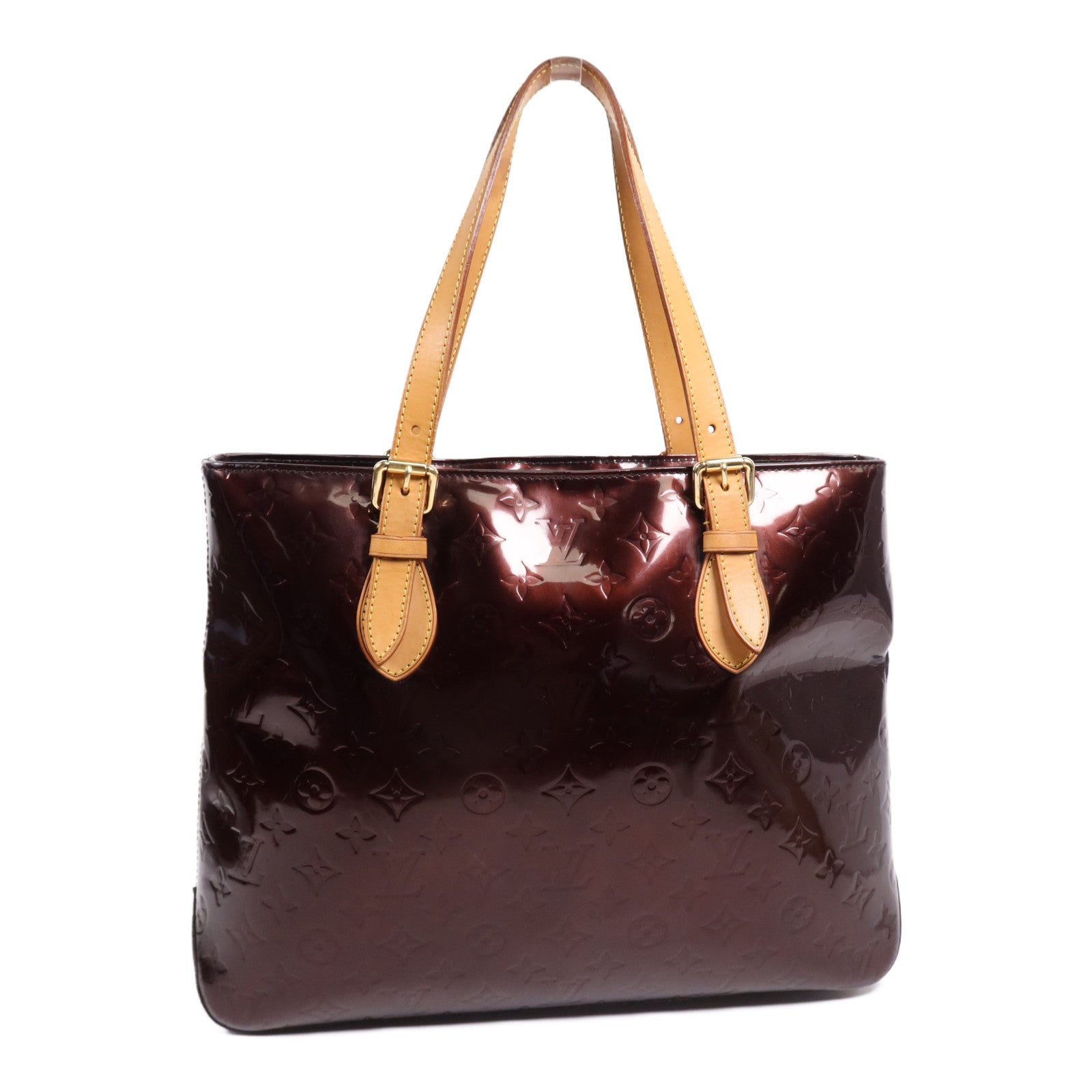 LOUIS VUITTON Vernis Brentwood金扣肩背袋