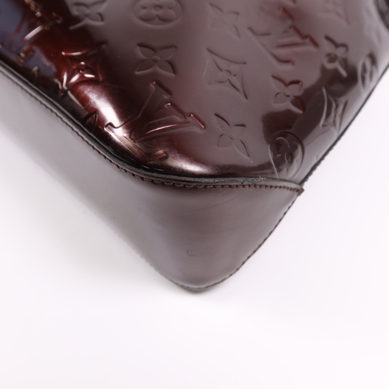 LOUIS VUITTON Vernis Brentwood金扣肩背袋