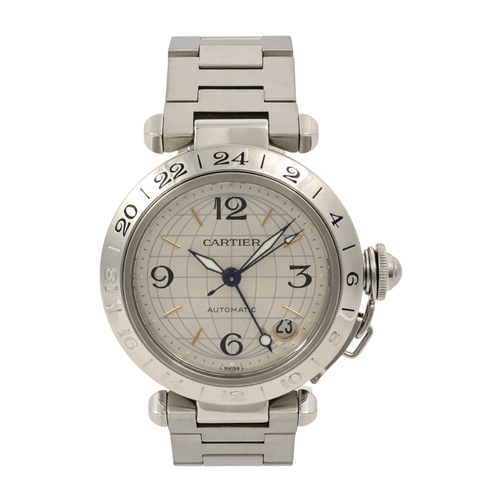 CARTIER Pasha C GMT W31029M7